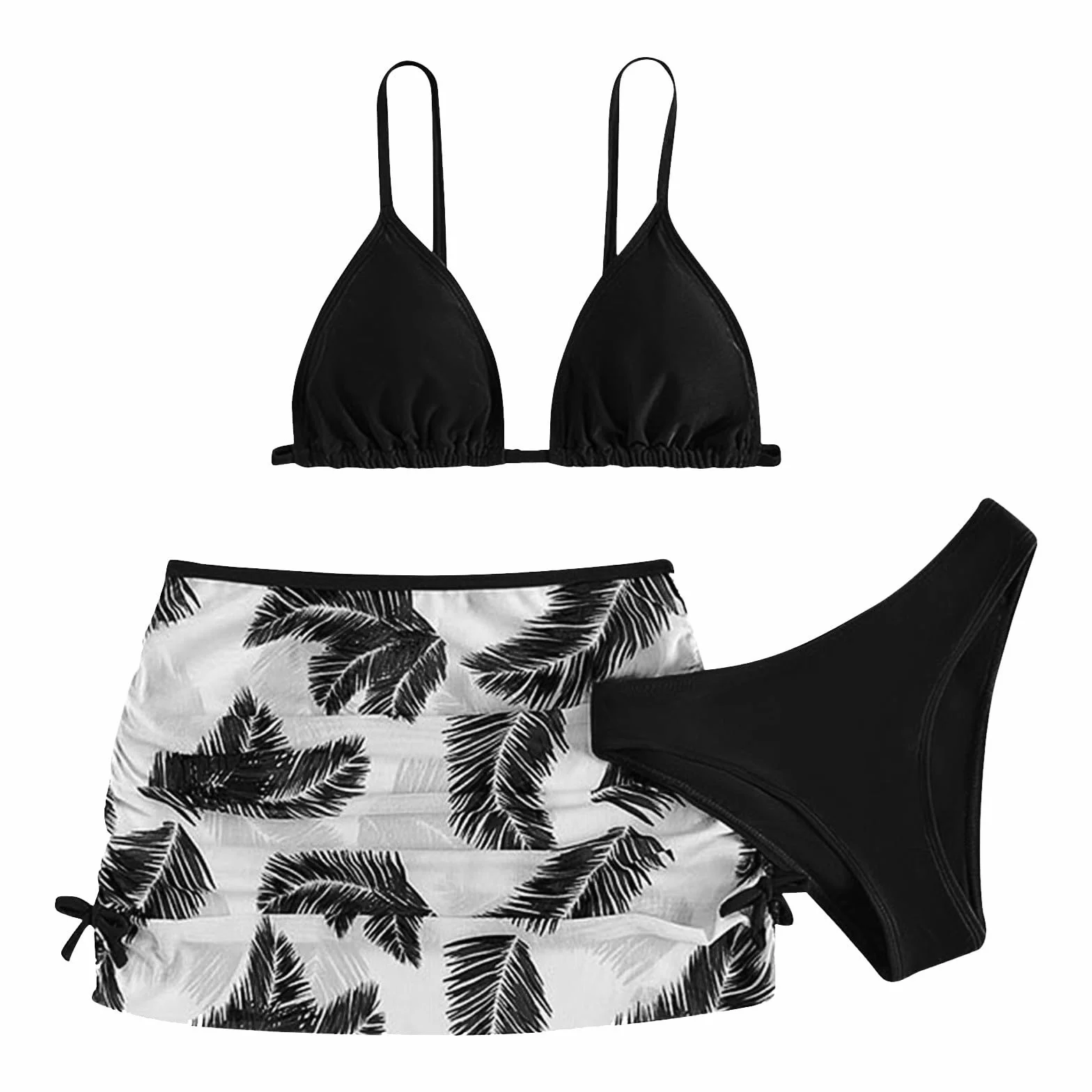Generisch Traje de baño de dos piezas para niñas con manta de malla Rashguard, traje de baño para adolescentes