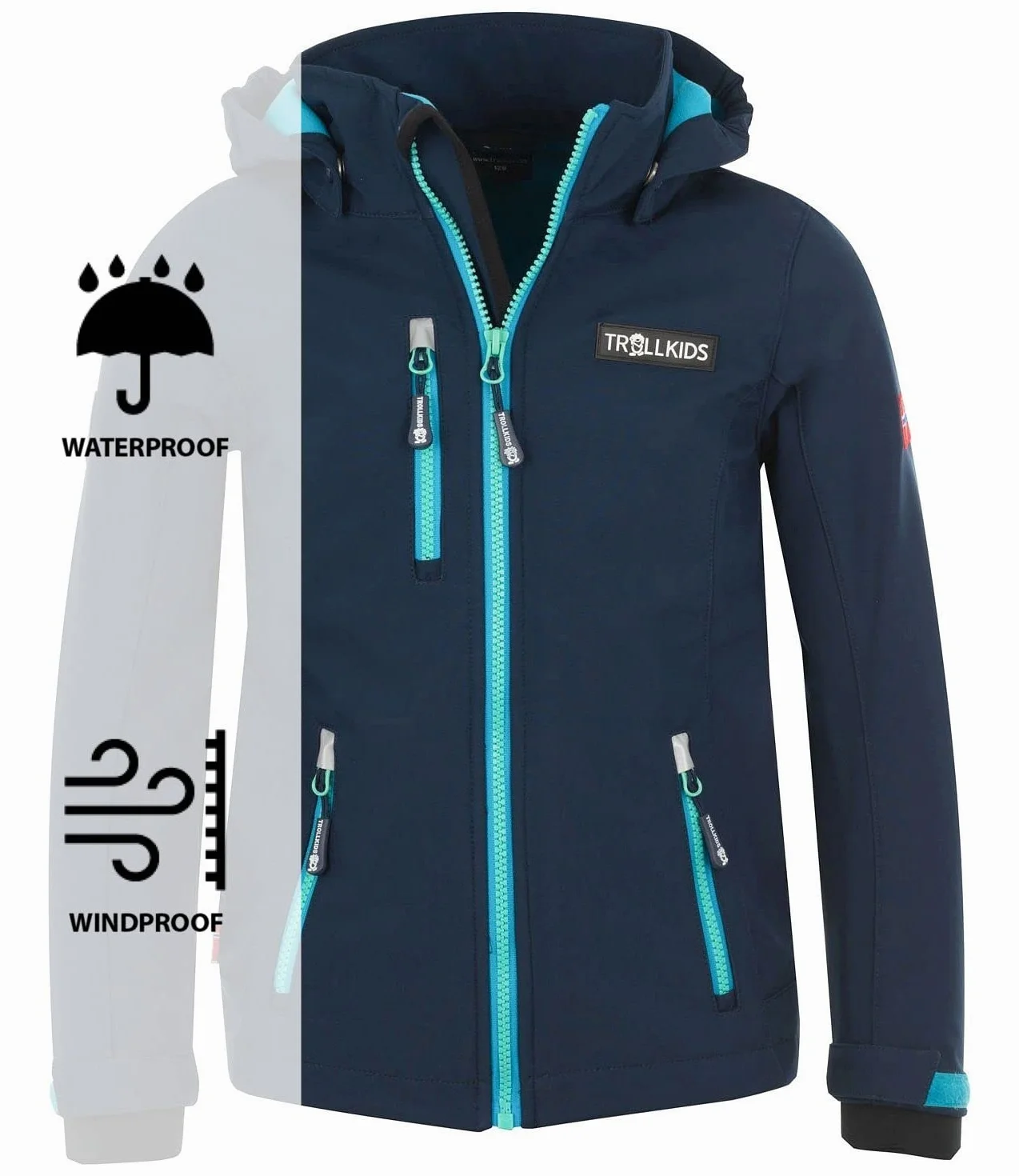 Trollkids Chaqueta Softshell Niños Preikestolen