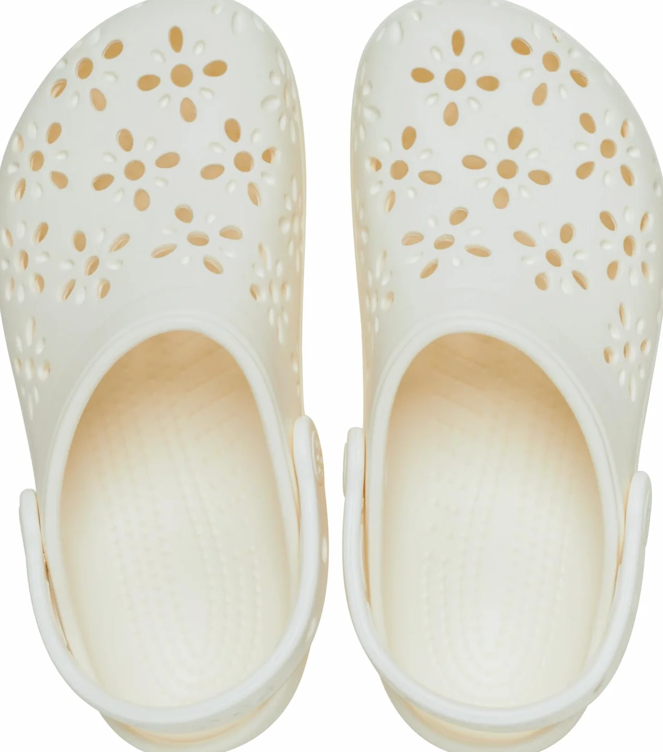 Crocs Zuecos clásicos Unisex para niños con diseño Floral Recortado
