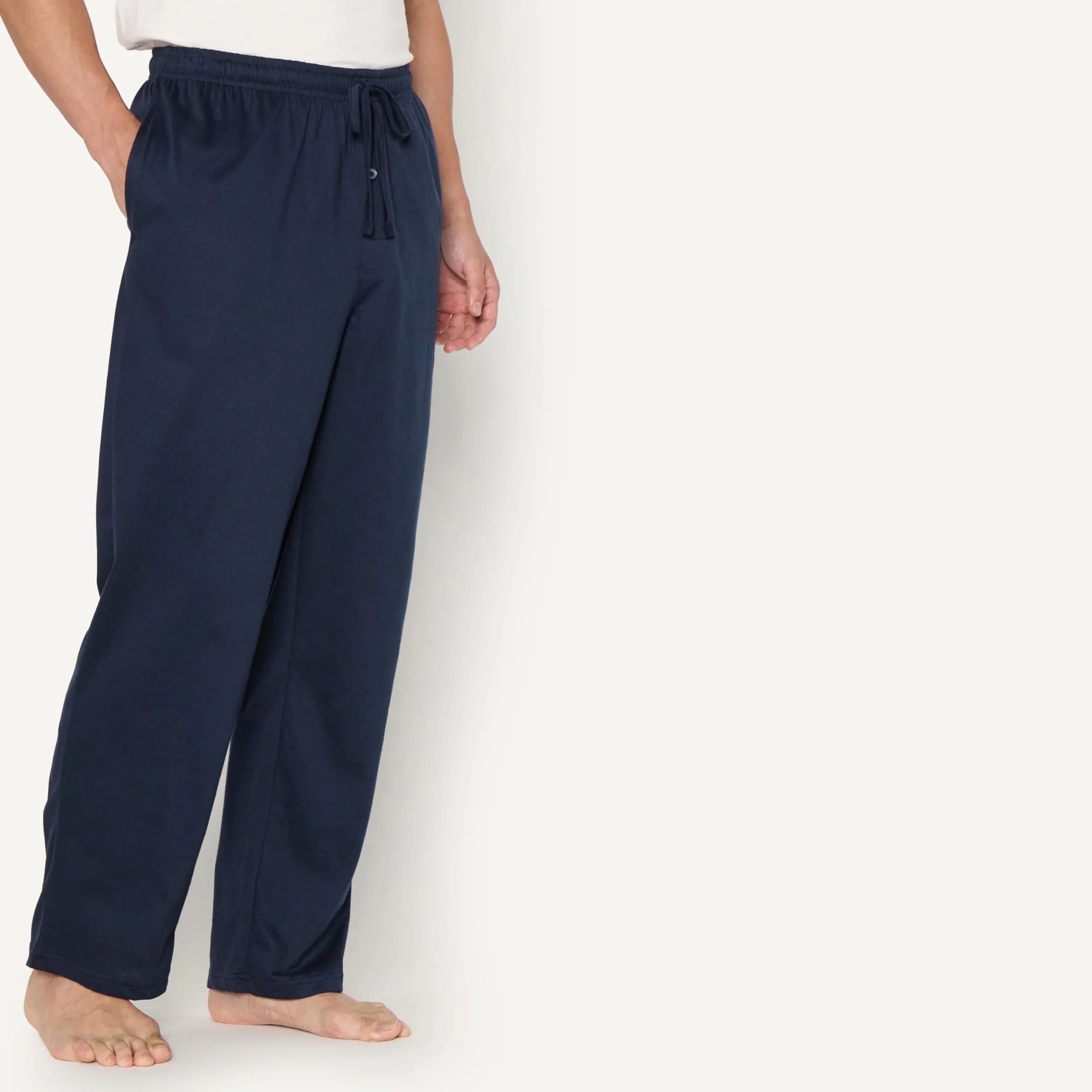 Amazon Essentials Hombre Pantalón de Pijama de Punto de algodón