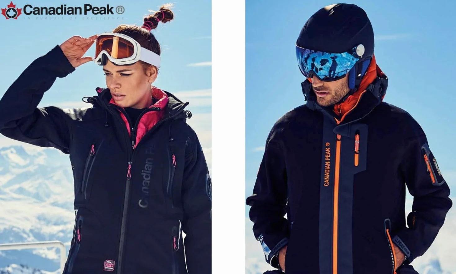 Canadian Peak Bettineak Lady - Chaqueta Mujer Cálida Esqui - Abrigo Para Mujeres Con Capucha Sintética - Parka Elegante A Prueba De Viento - Otono Invierno Primavera (Marino M)