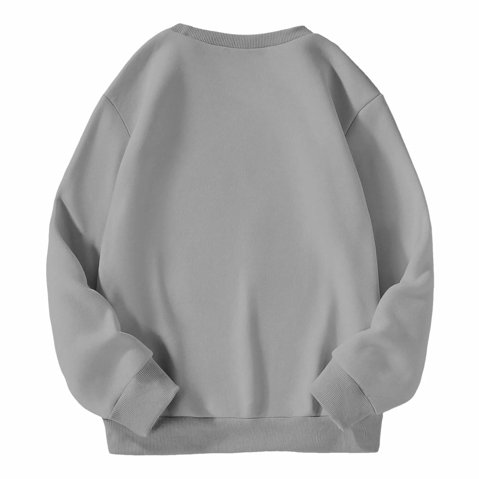 Generisch Sudadera casual de cuello redondo para niña, manga larga, suéter bonito, talla grande, forro polar ligero