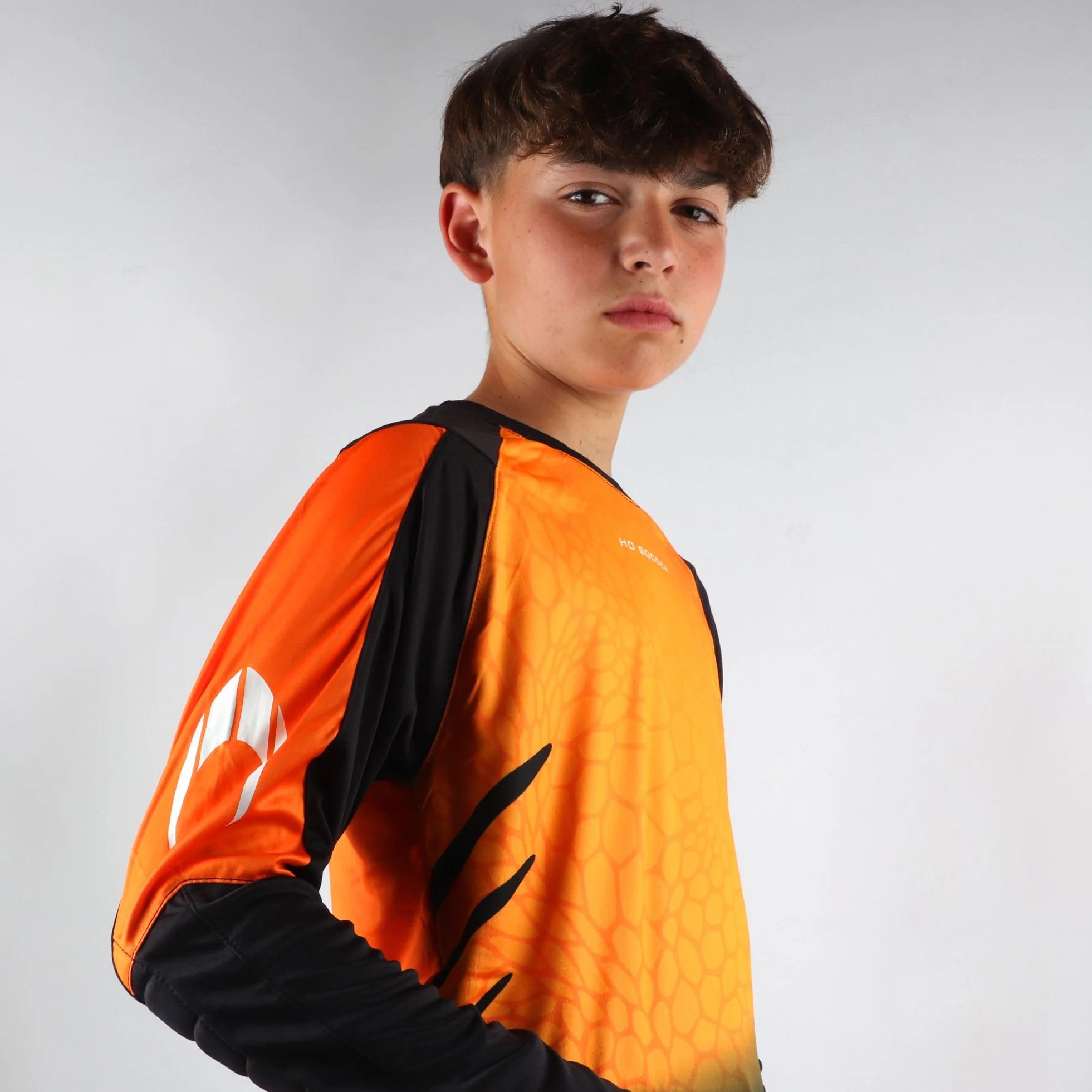 HO Soccer Kid Keeper Set Deep-Sea Orange Cojunto Portero Unisex niños (Pack de 1)