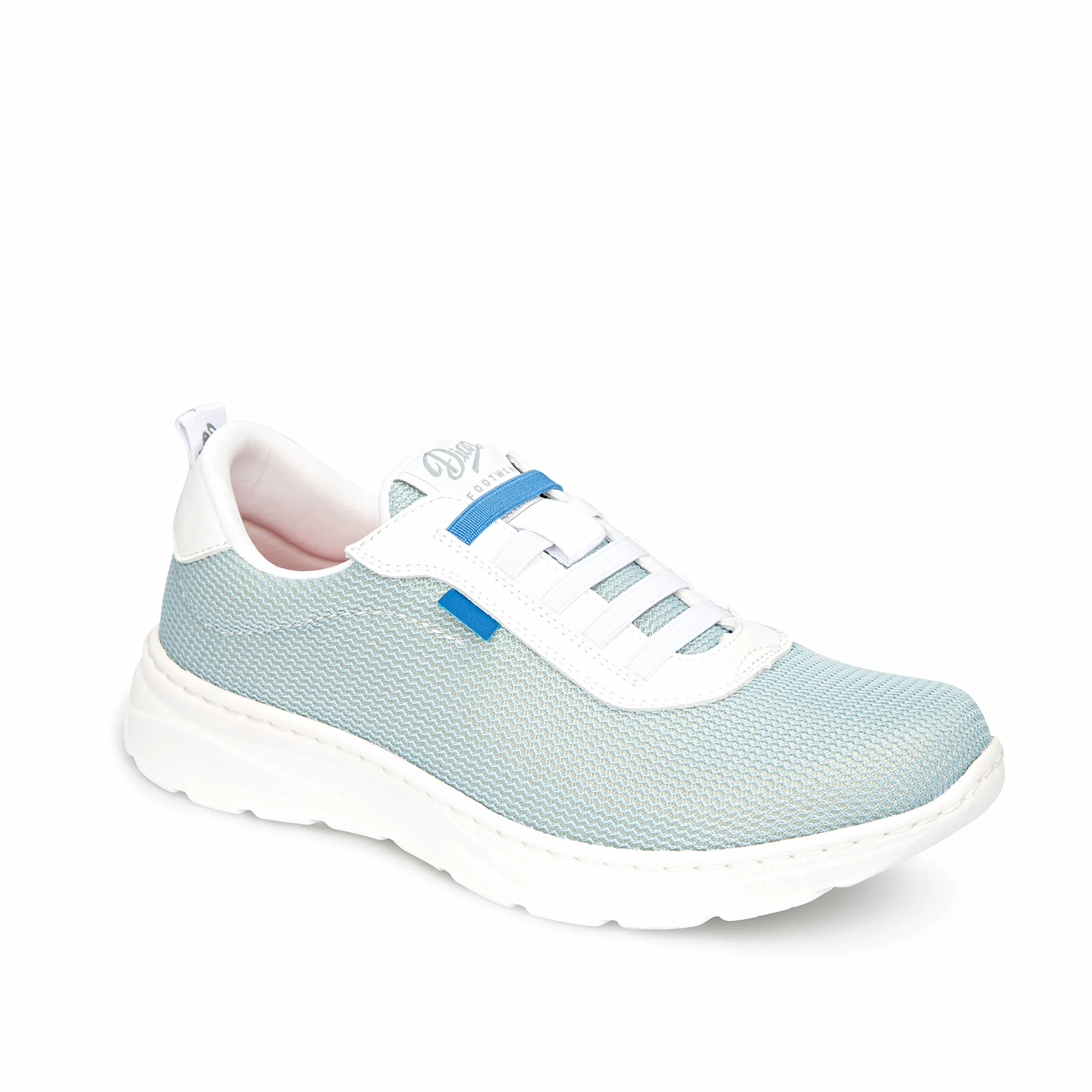 DIAN - Alicante, Azul 41, Zapatilla de Trabajo para Sanidad y Hostelería Unisex en Colores, Plantilla Acolchada y Suela Antideslizante, Material Transpirable y Repelente a Líquidos