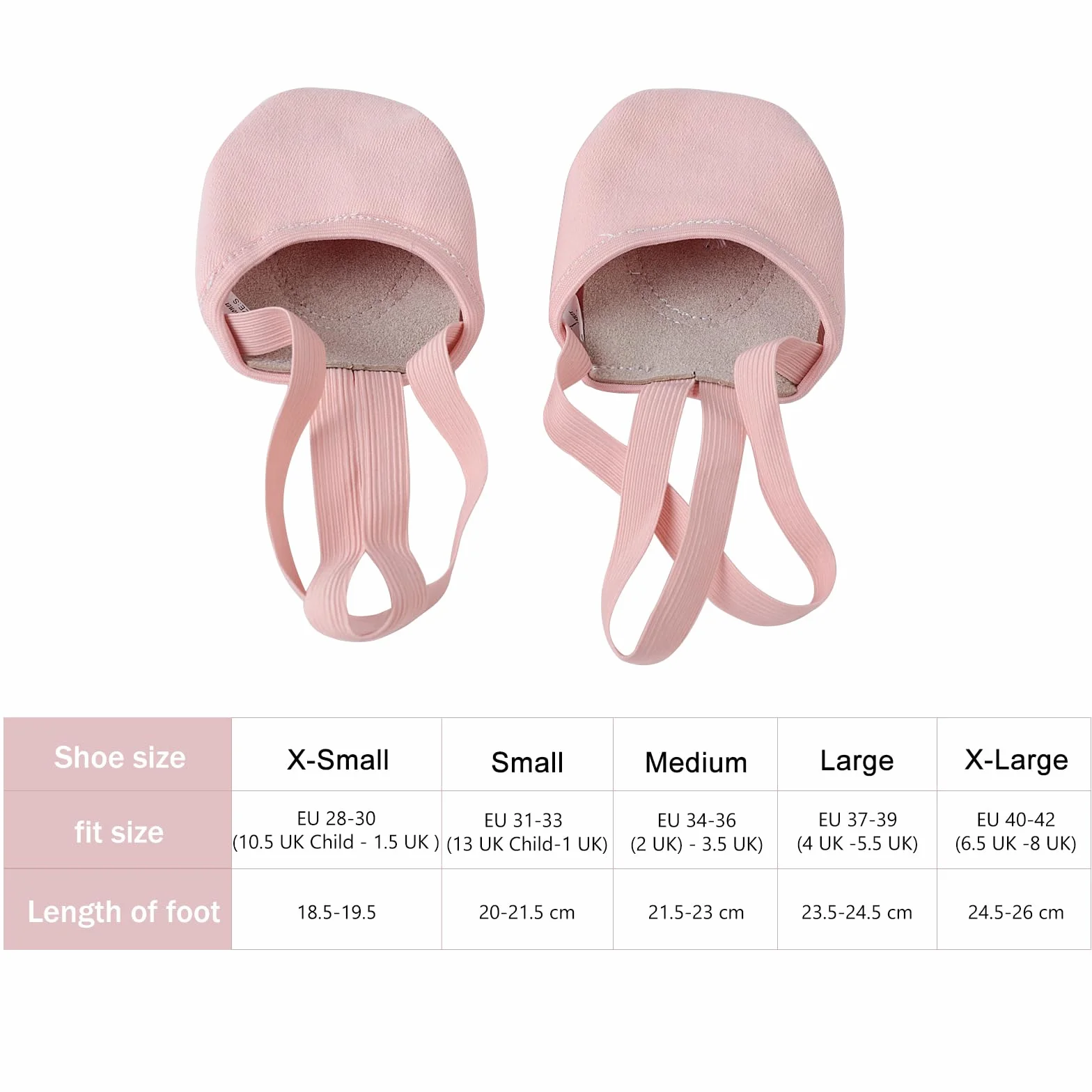 Zapatillas de Danza Zapatos Media Punta Ballet y Gimnasia para Mujer Niña