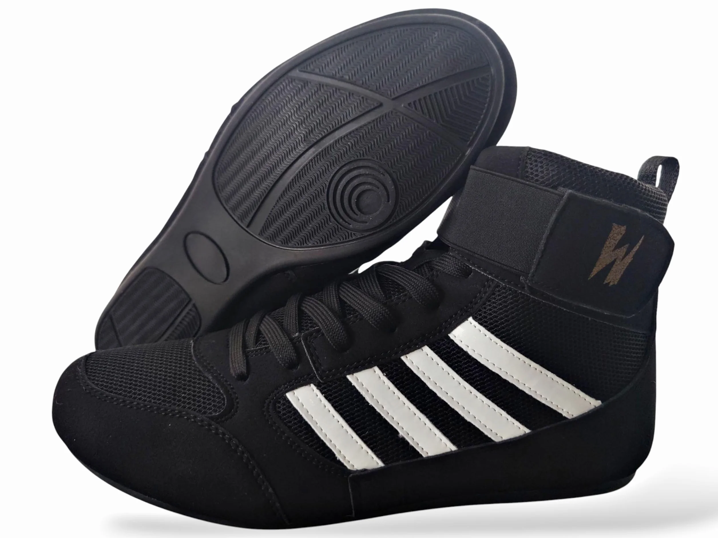 Zapatos de Boxeo Fitness Lucha Libre MMA Ligero Flexible de Cuero Vegano Boxing Shoes