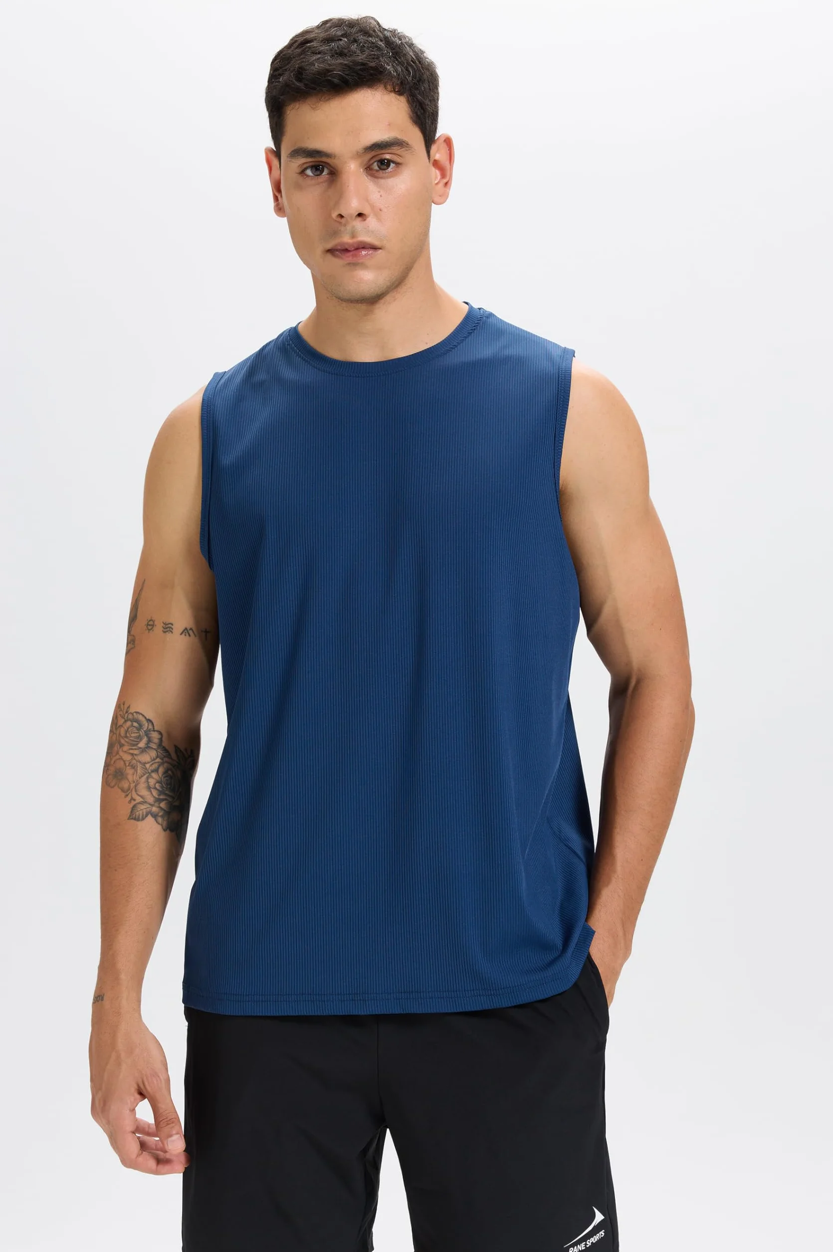 Camiseta sin Mangas para Hombre, Chaleco de Entrenamiento físico, Camiseta Deportiva de Secado rápido para Correr y Gimnasio