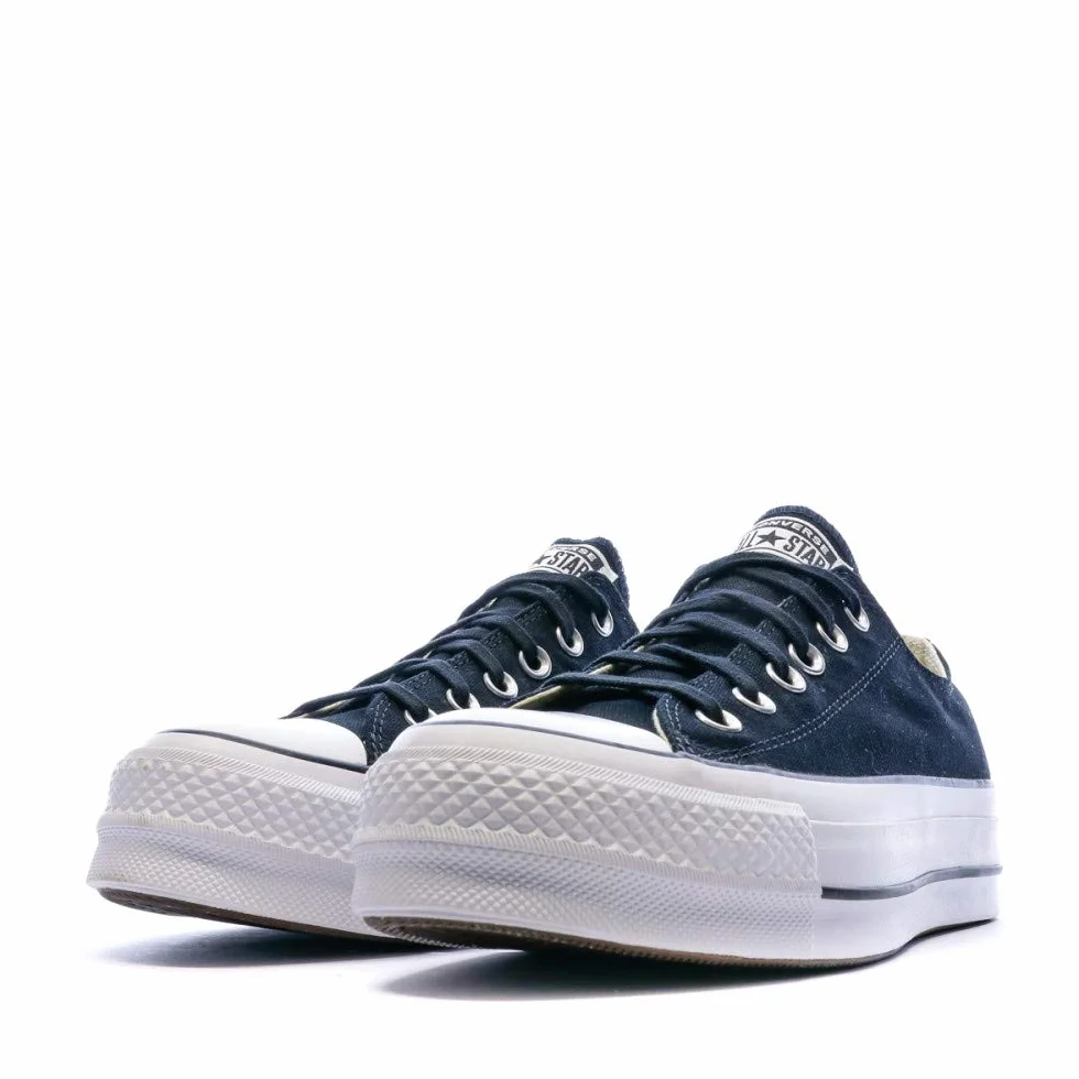 Converse Chuck Taylor All Star Lift Womens Black/White Ox Trainers-UK 6 / EU 39