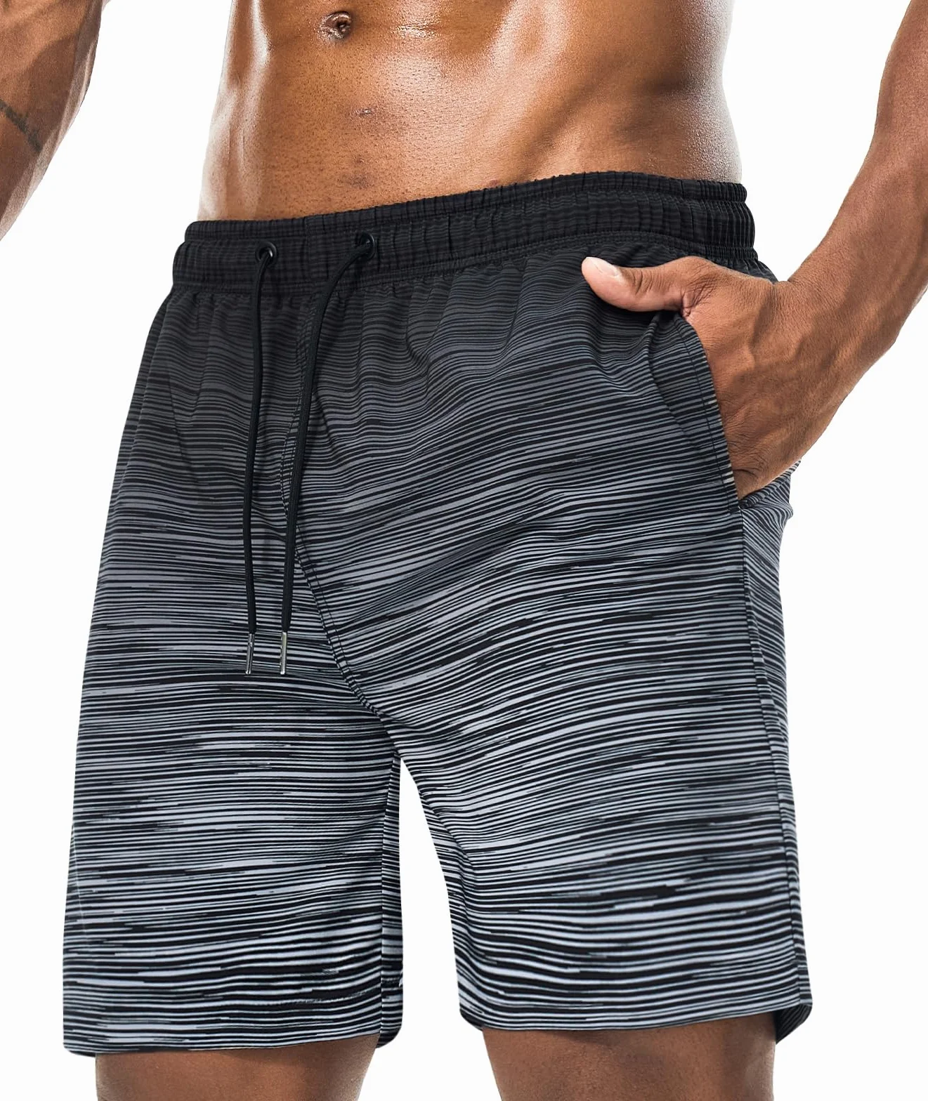 Bañador Hombre Shorts de Baño para Natación Secado Rápido Hidrófugo Surferos con Forrado Hawaianos Vacaciones