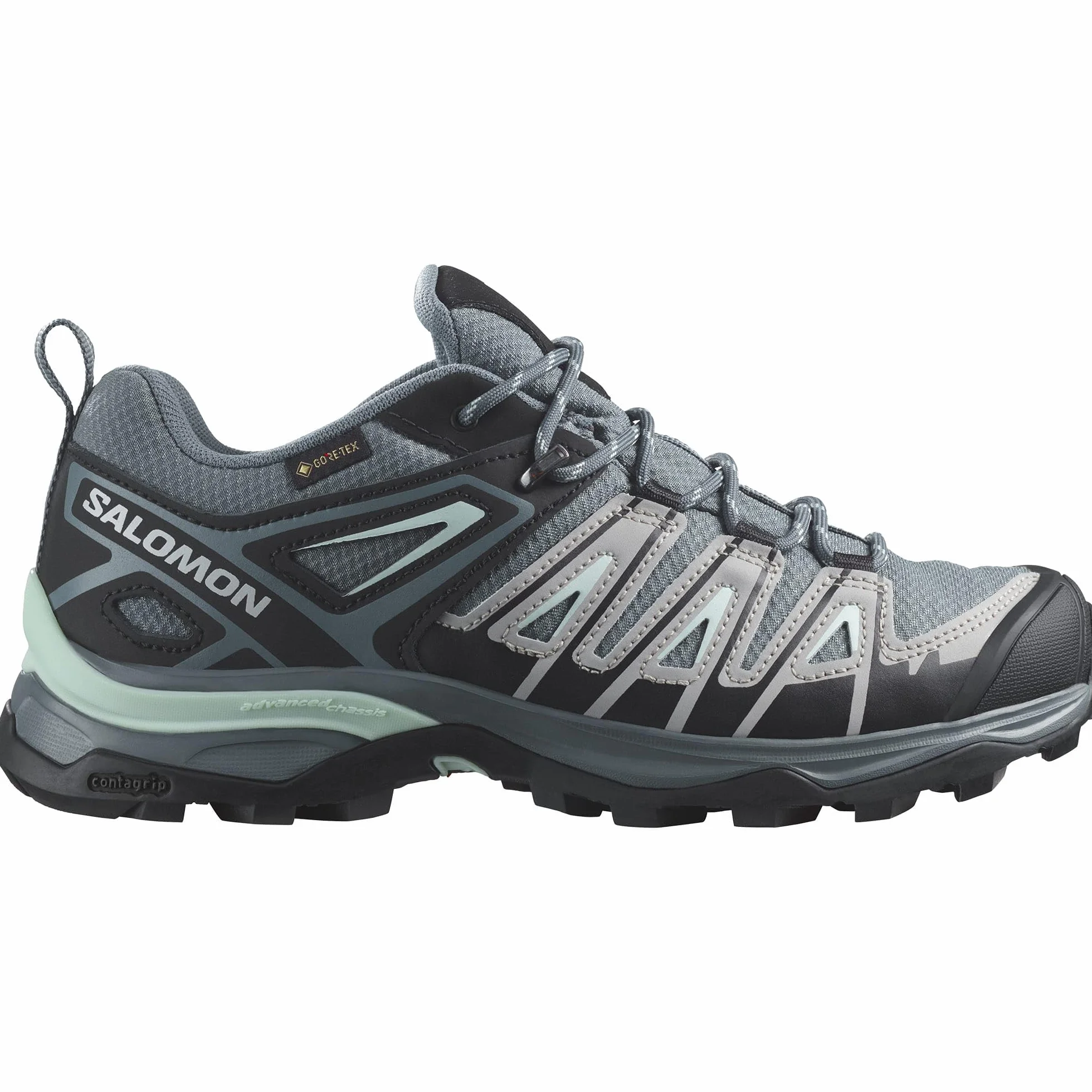 SALOMON X Ultra Pioneer Gore-Tex Zapatillas Outdoor para Mujer, Cualquier clima, Sujeción del pie segura, Estabilidad y amortiguación