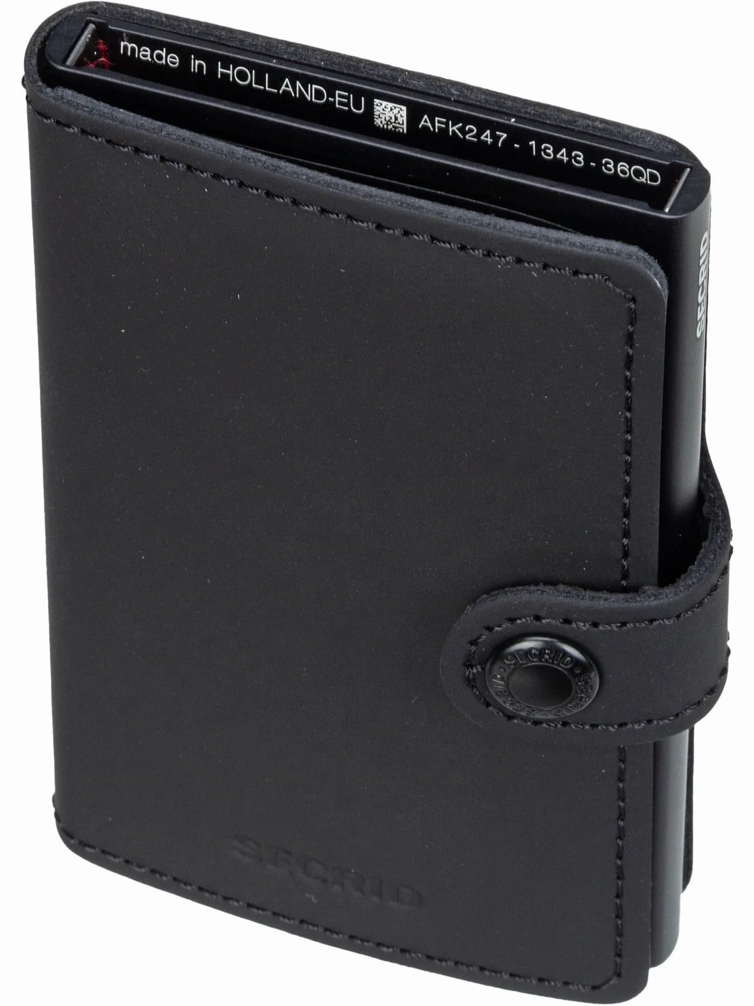 Secrid Miniwallet Matte Black. Cartera Tarjetero para Hombre