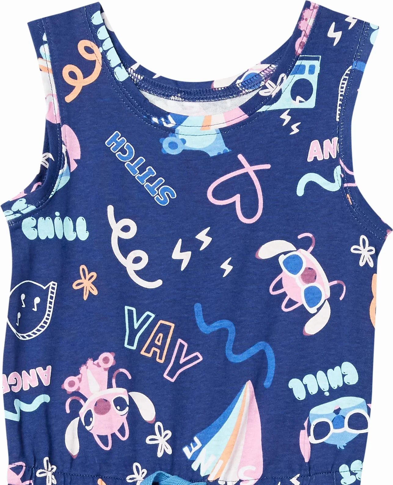 Amazon Essentials Disney Marvel Star Wars Frozen Princess Peleles sin Mangas de Punto Niña Pack de 2