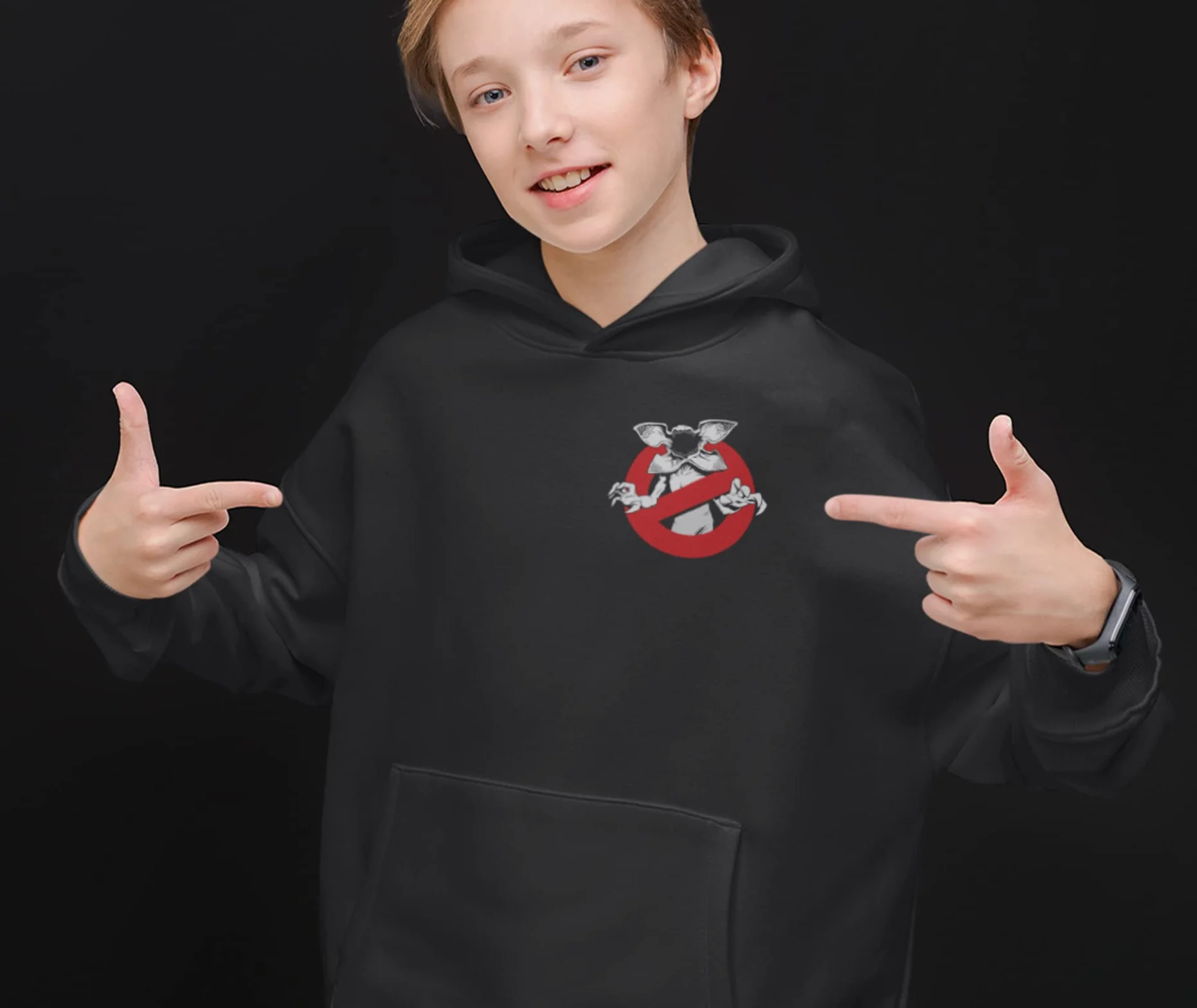 the Fan Tee Sudadera de NIÑOS Eleven D&D Stranger Demogorgon Friends Don´t Lie Letras 138