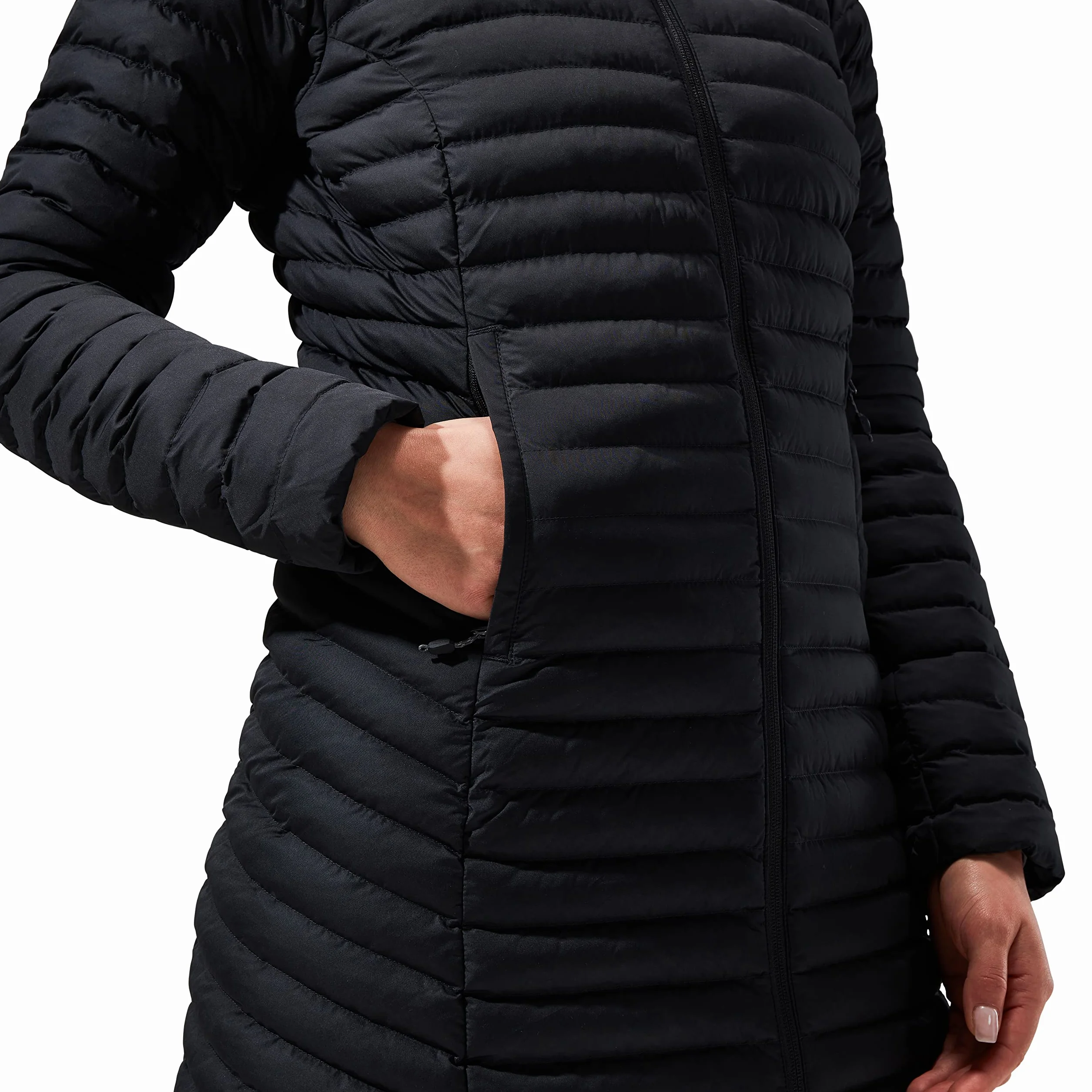 Berghaus Nula - Chaqueta Larga Con Microaislamiento, Diseño Duradero, Resistente Al Agua Chaqueta aislante Mujer (Pack de 1)