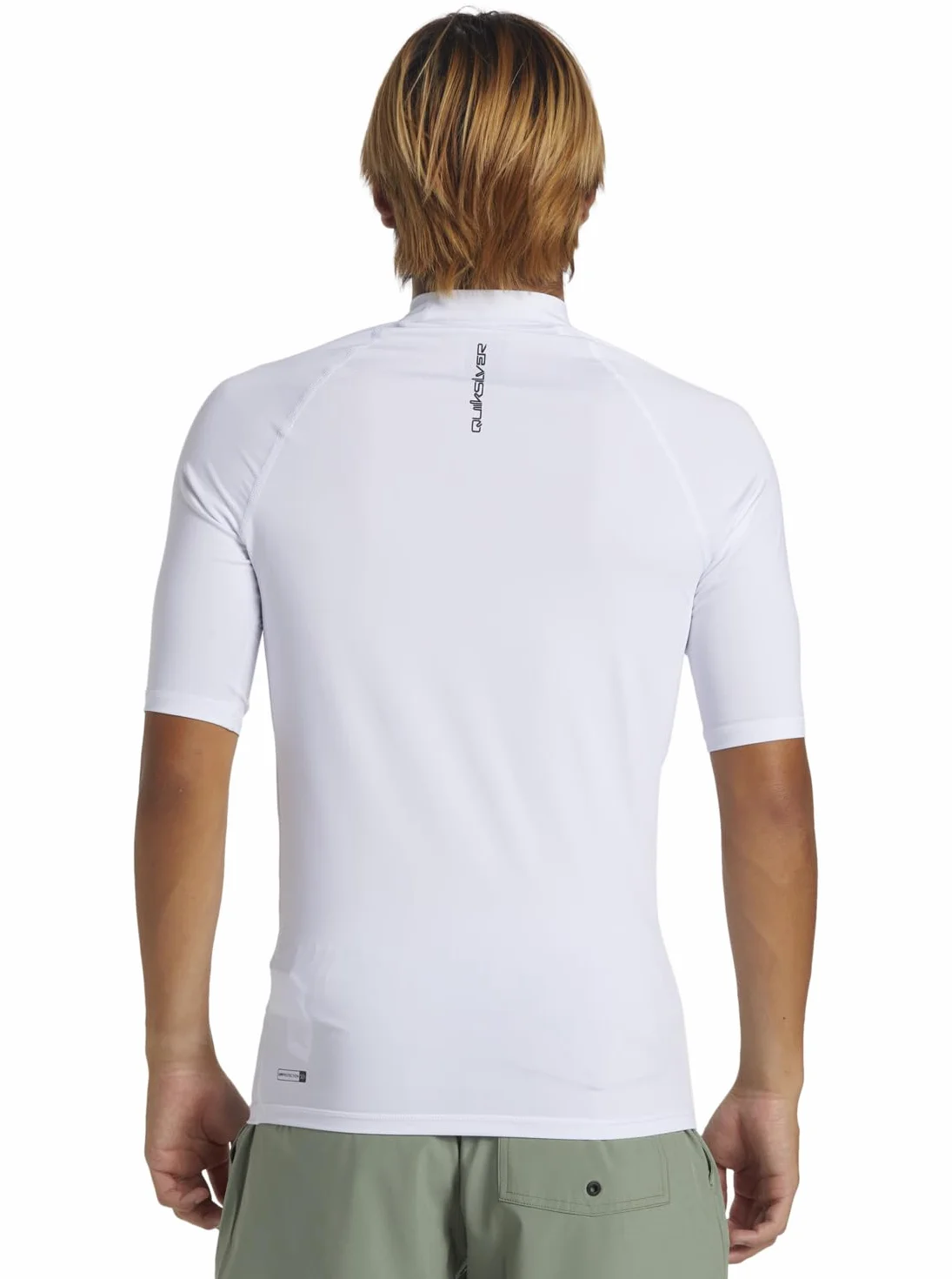 Quiksilver All Time SS T-Shirt de Surf Rashguard À Manches Courtes Camisa de protección de Sarpullido Hombre (Pack de 1)