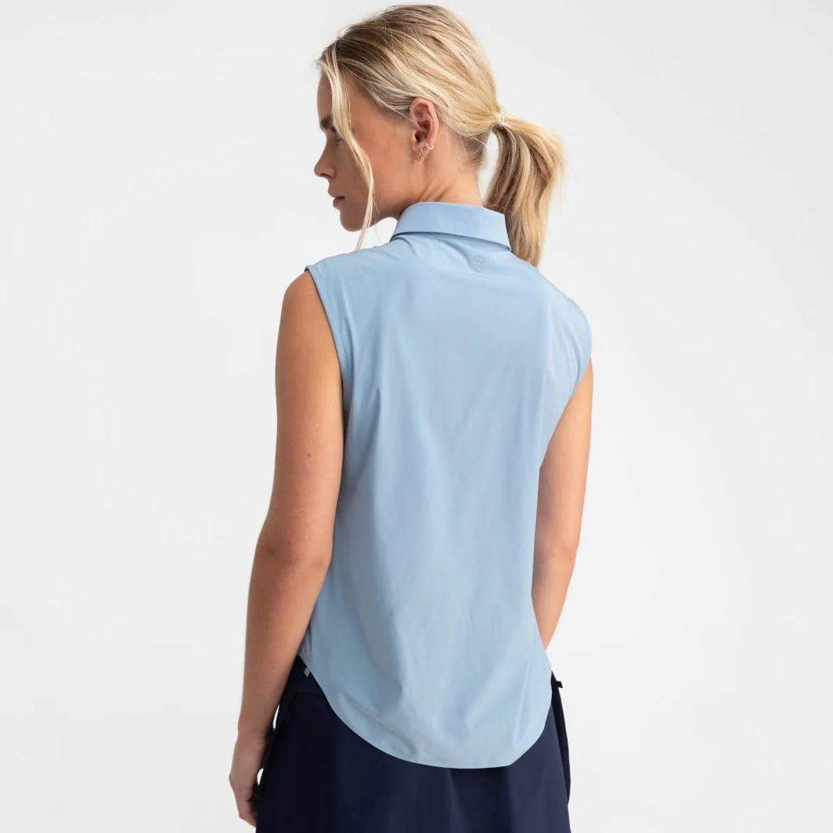 SIROKO Polo técnico sin Mangas Golf Llorea Blue Azul