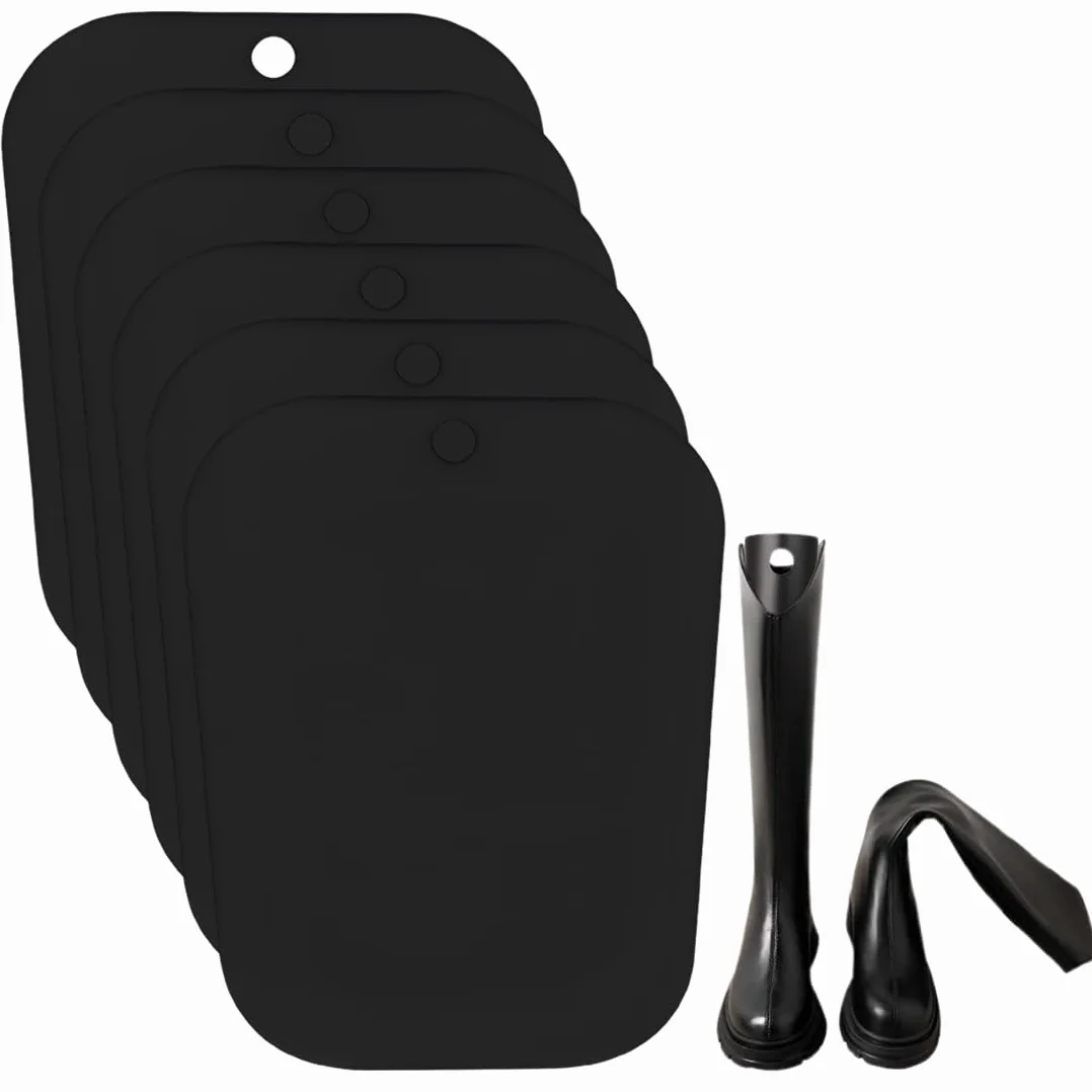 Insertos De Formas De Botas 6 Hojas Soporte De Bota Alta Reutilizable Plástico Hormas De Botas Altas De Bota Inserta Para Mujeres y Hombres