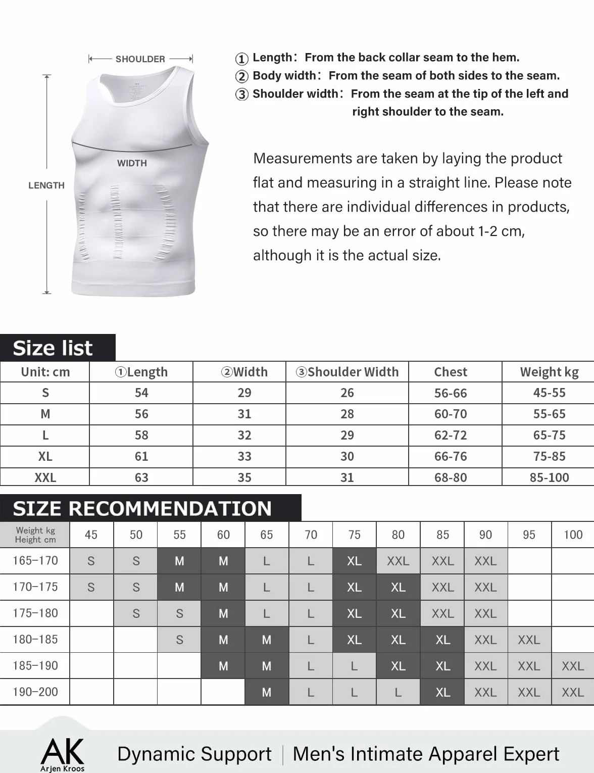 Arjen Kroos Camiseta de Compresión para Hombre Body Shaper Faja Chaleco Reductora Sin Mangas para Running Deportiva Gym