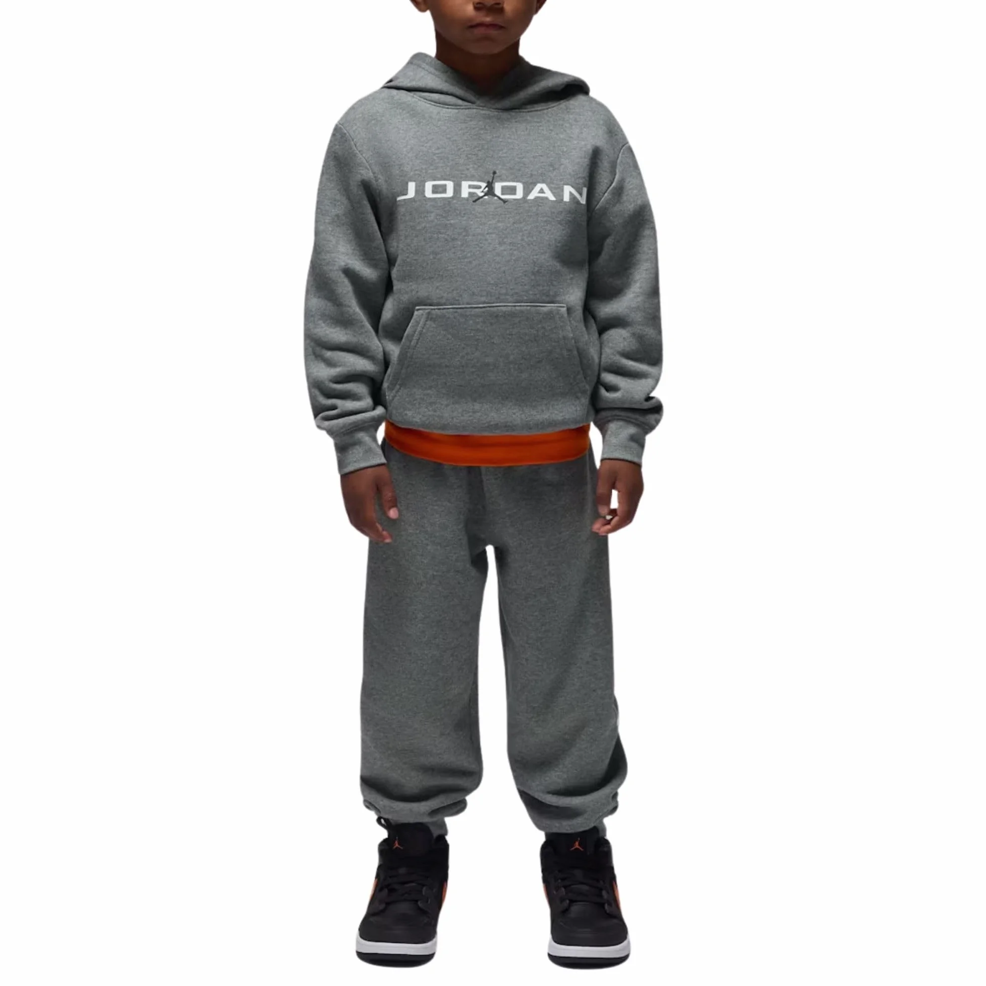 NIKE Jordan - Chándal infantil con capucha MJ Baseline gris