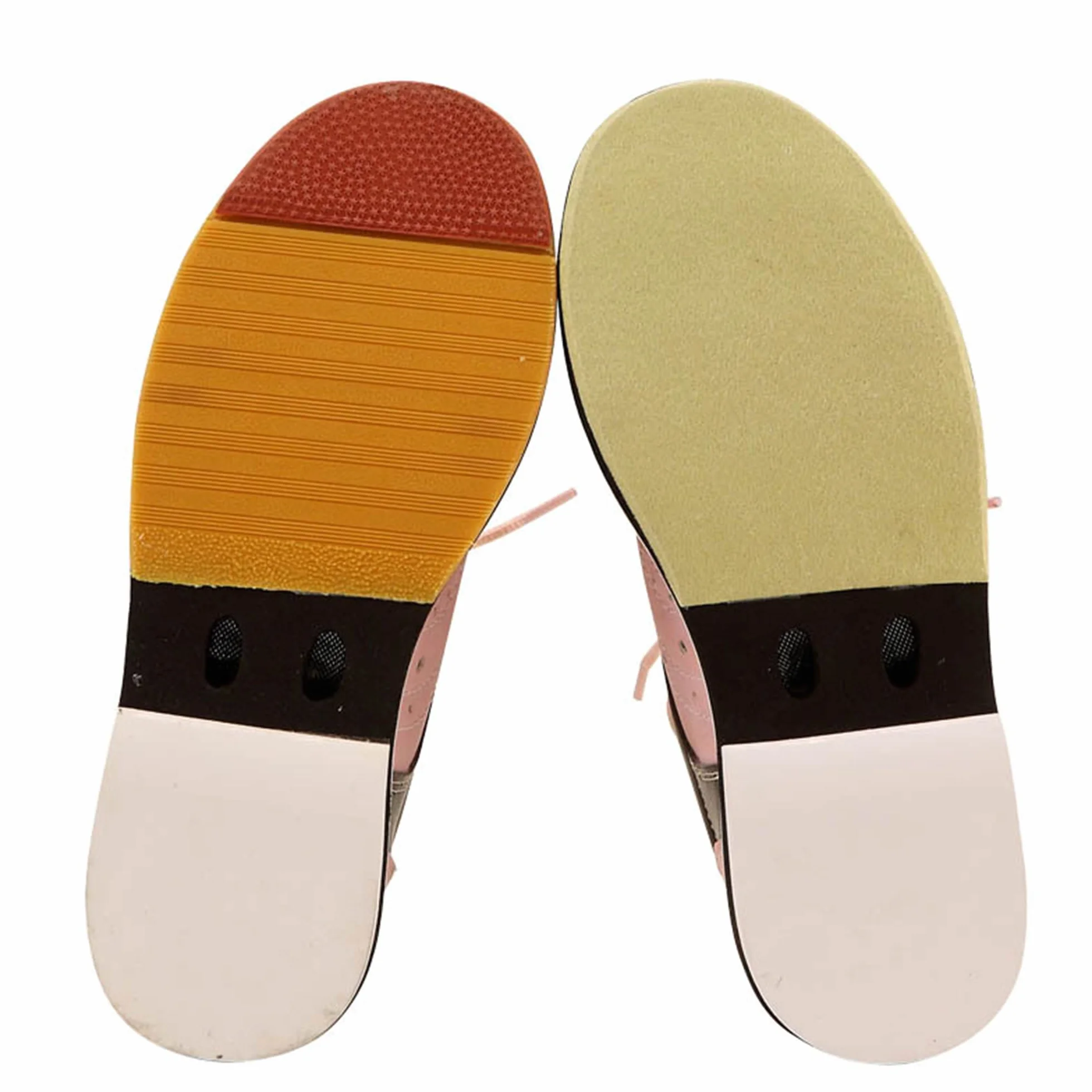 Zapatos De Bolos para Mujer Zapatillas De Bolos Ligeras De Cuero Césped Antideslizante Cómodo Transpirable
