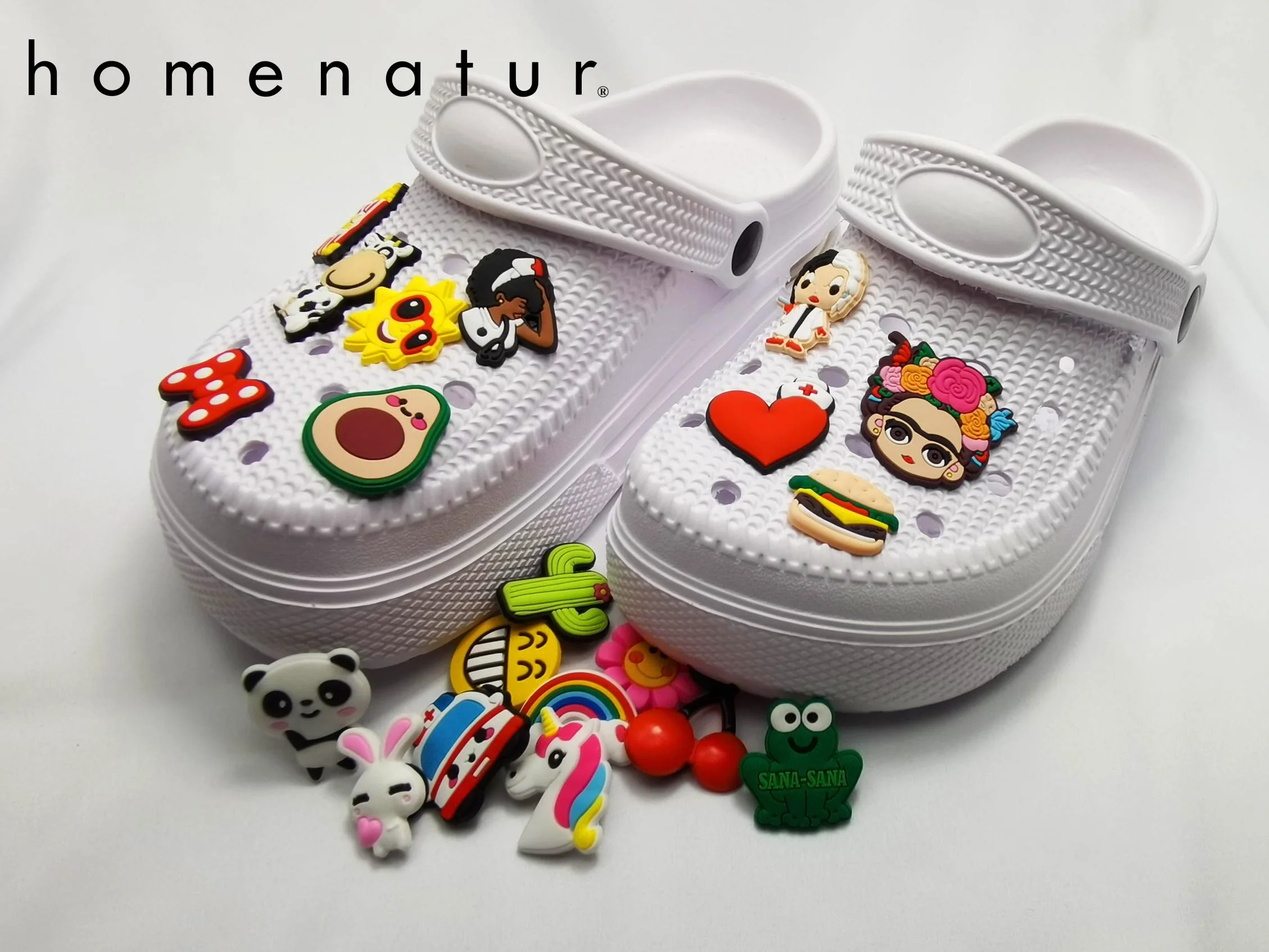 Pines para Crocs Zuecos Sanitarios - 20 Piezas - Pins Decorativos - Shoe Charms - Accesorios y Adornos para Zapatos - Mujer Hombre Niños - Sanidad Hostelería - Trabajo Peluqueria