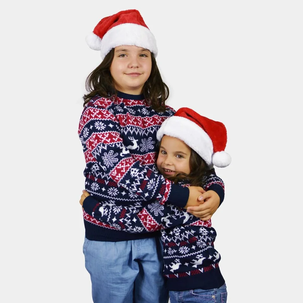 Jersey Navideño para Mujer, Hombre y Niños Renos y Motivos Navideños