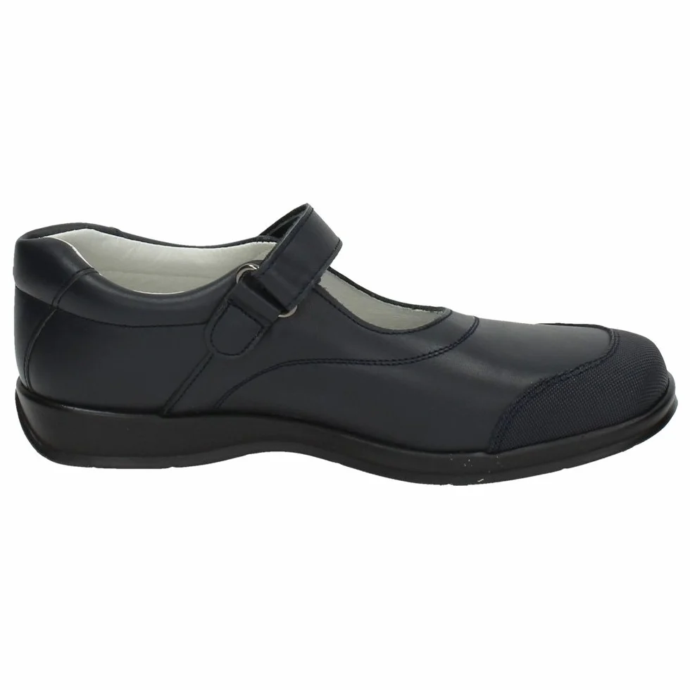 8029P Zapato COLEGIAL Piel NIÑA Zapato COLEGIAL Marino