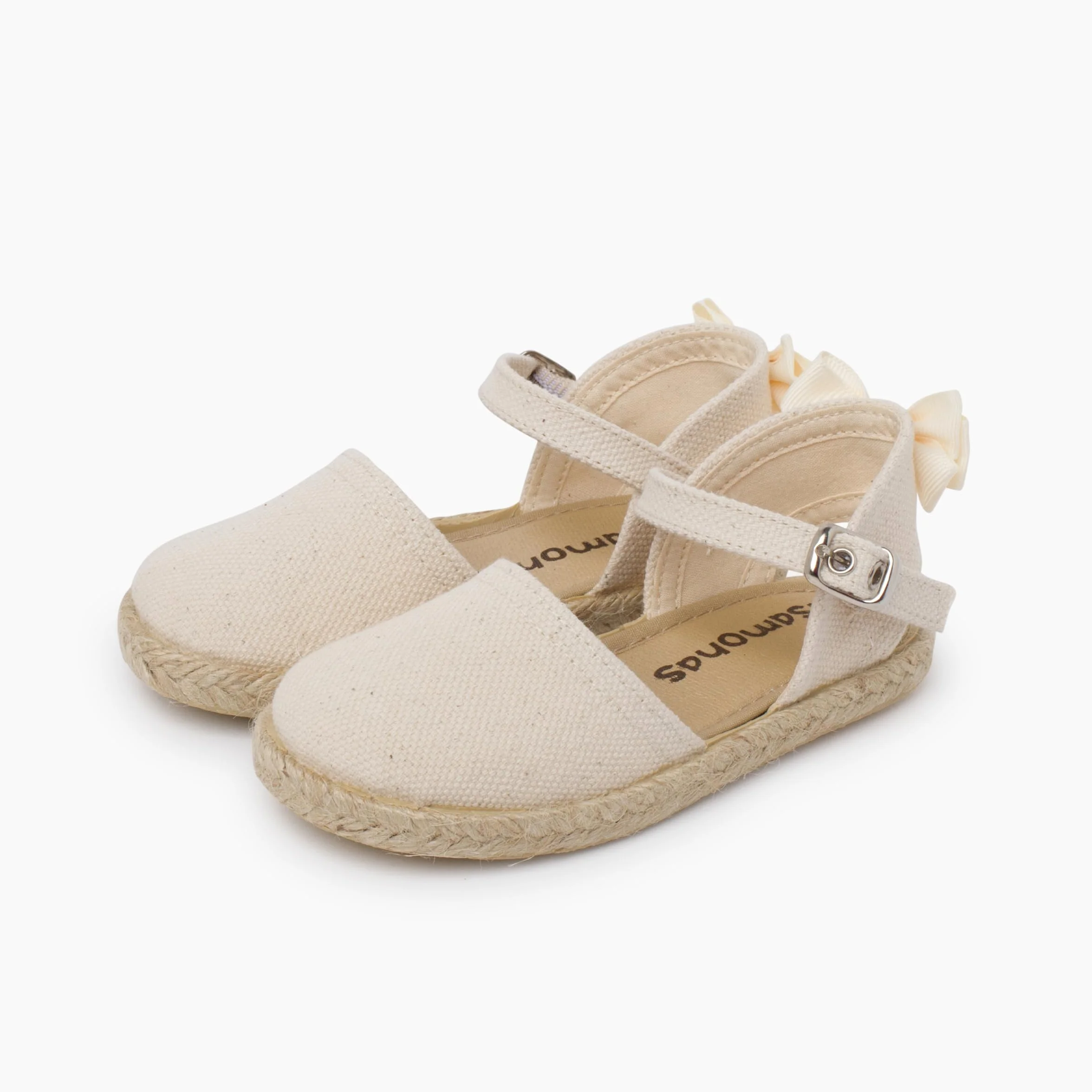 Pisamonas Alpargatas Ceremonia Lazo Trasero Grosgrain