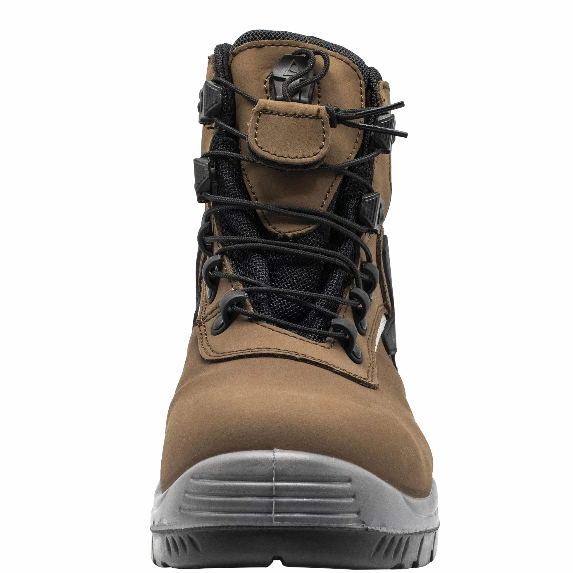 Bellota 72213S3 - Bota de seguridad Click piel marrón de Hombre y Mujer con cierre rápido y elementos de protección no metálicos.