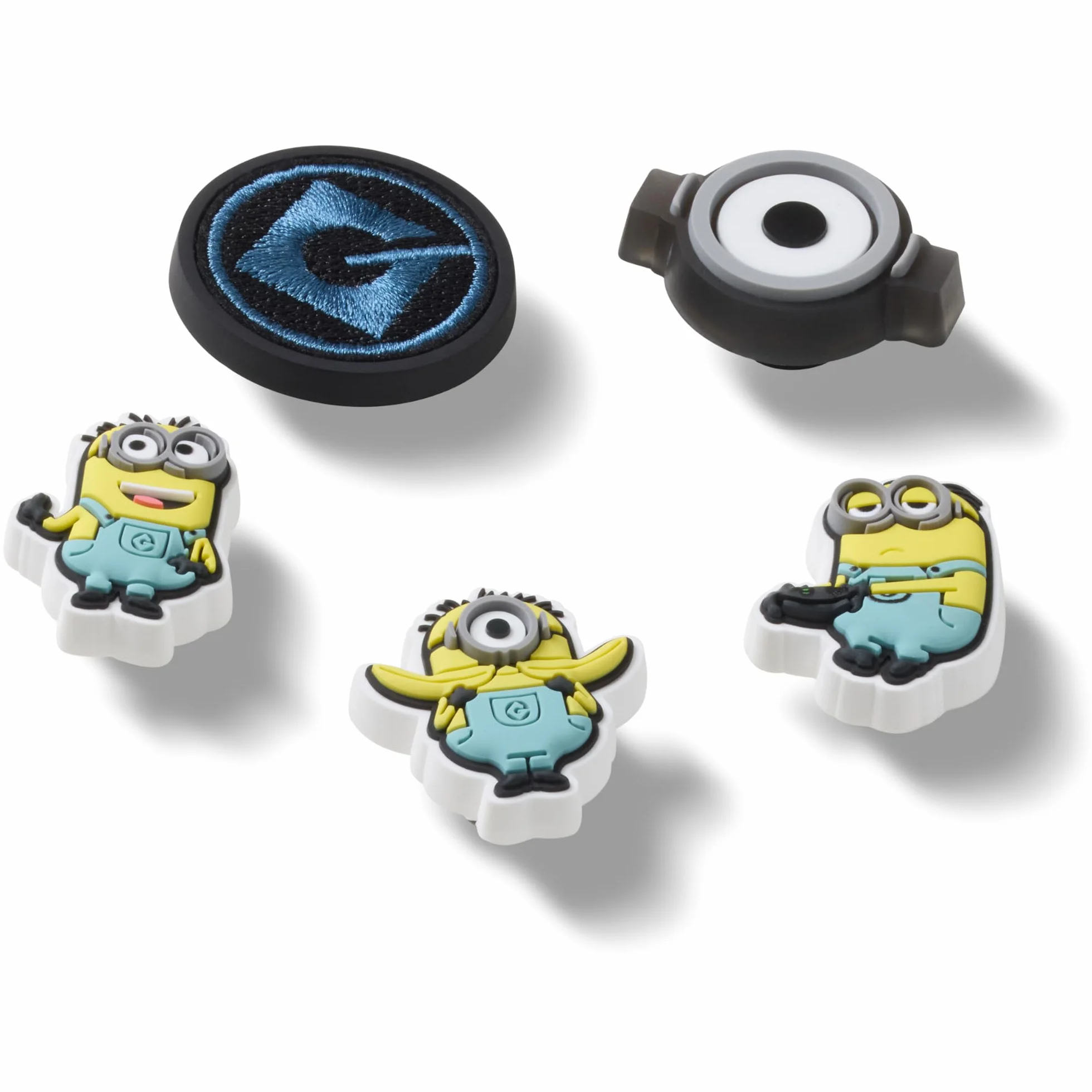 Crocs - Minions 5 Pack, Encantos para zapatos Unisexo, Multicolor,