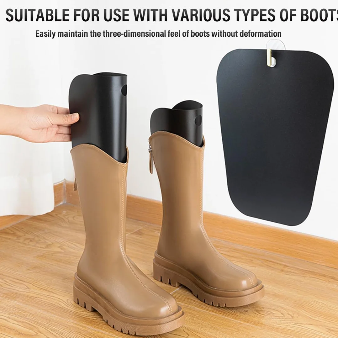 Insertos De Formas De Botas 6 Hojas Soporte De Bota Alta Reutilizable Plástico Hormas De Botas Altas De Bota Inserta Para Mujeres y Hombres