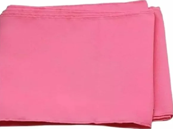Sari de algodón rosa puro para mujer