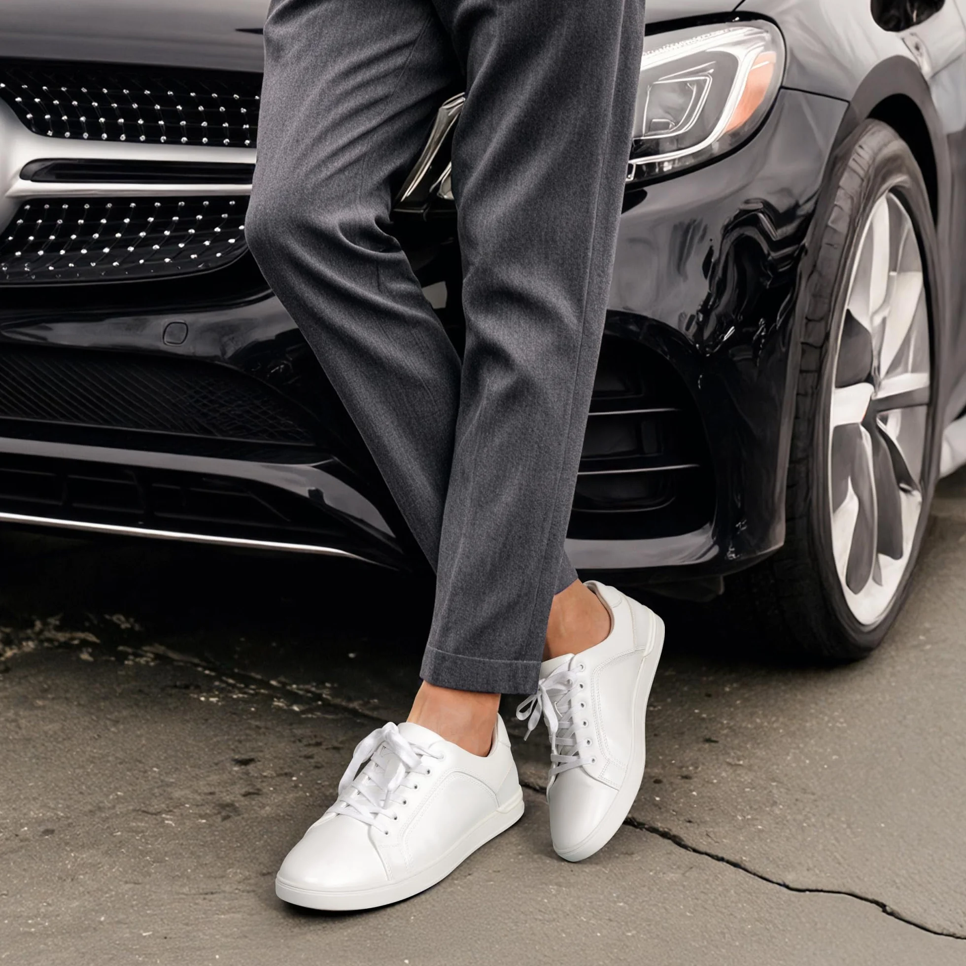 Bruno Marc Zapatos Casual Cordones para Hombres Zapatillas de Deporte para Caminar Zapatillas de Moda Sneakers