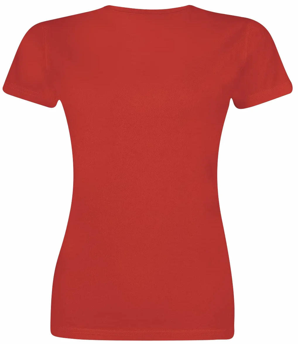 The Big Bang Theory Bazinga Mujer Camiseta Rojo Regular