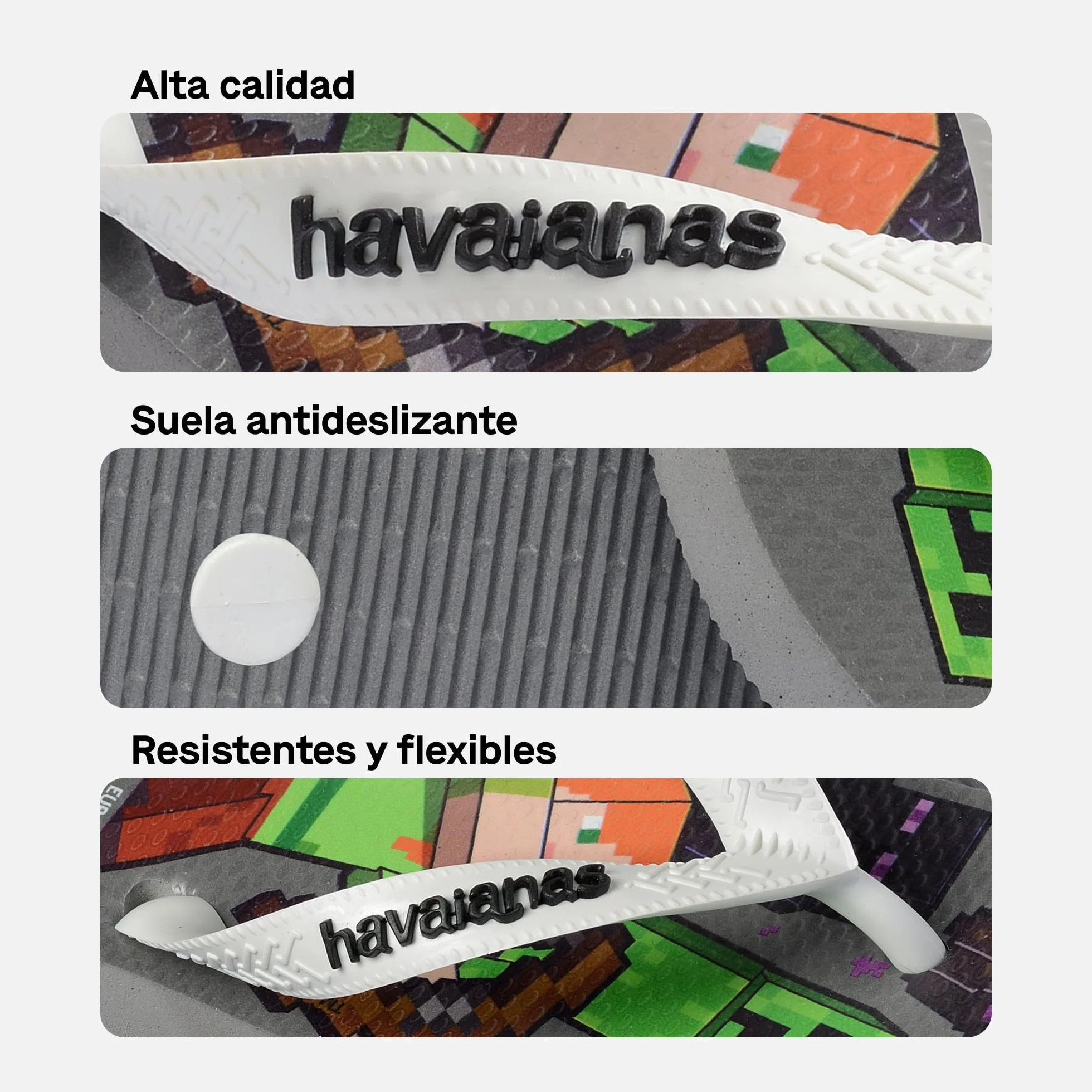 Havaianas Kids Minecraft Niños Chanclas