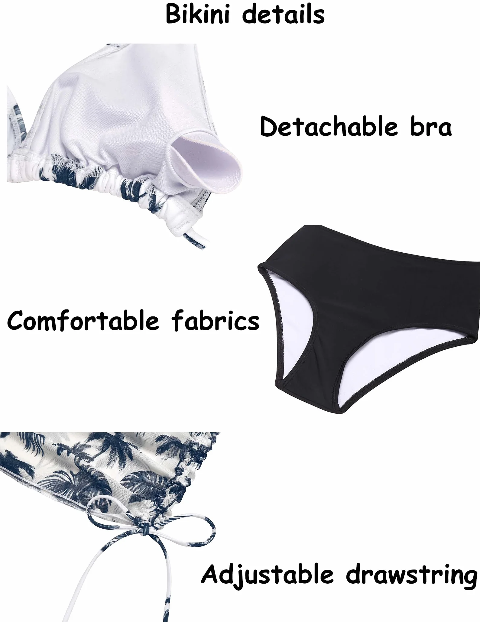 Arshiner Niñas Conjunto de Bikini 3 Piezas Niños Cuello Halter Tankini de Tres Piezas con Falda Verano Impresión Traje de Baño Bikinis para Niñas 7-15 Años