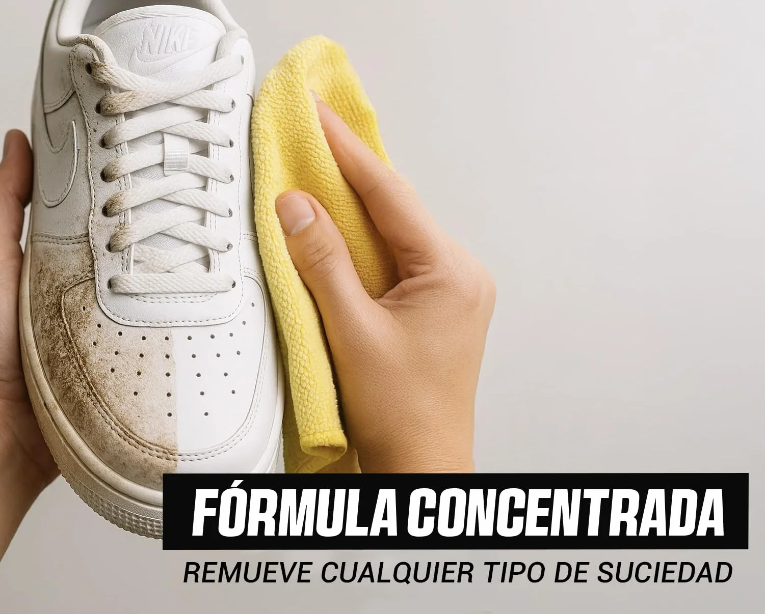 EQM - ECO-221 - Limpiador de Zapatillas - 500 ML - Fórmula Profesional para Cuero, Lona y Malla - Limpia en Profundidad, Renueva y Protege las Zapatillas