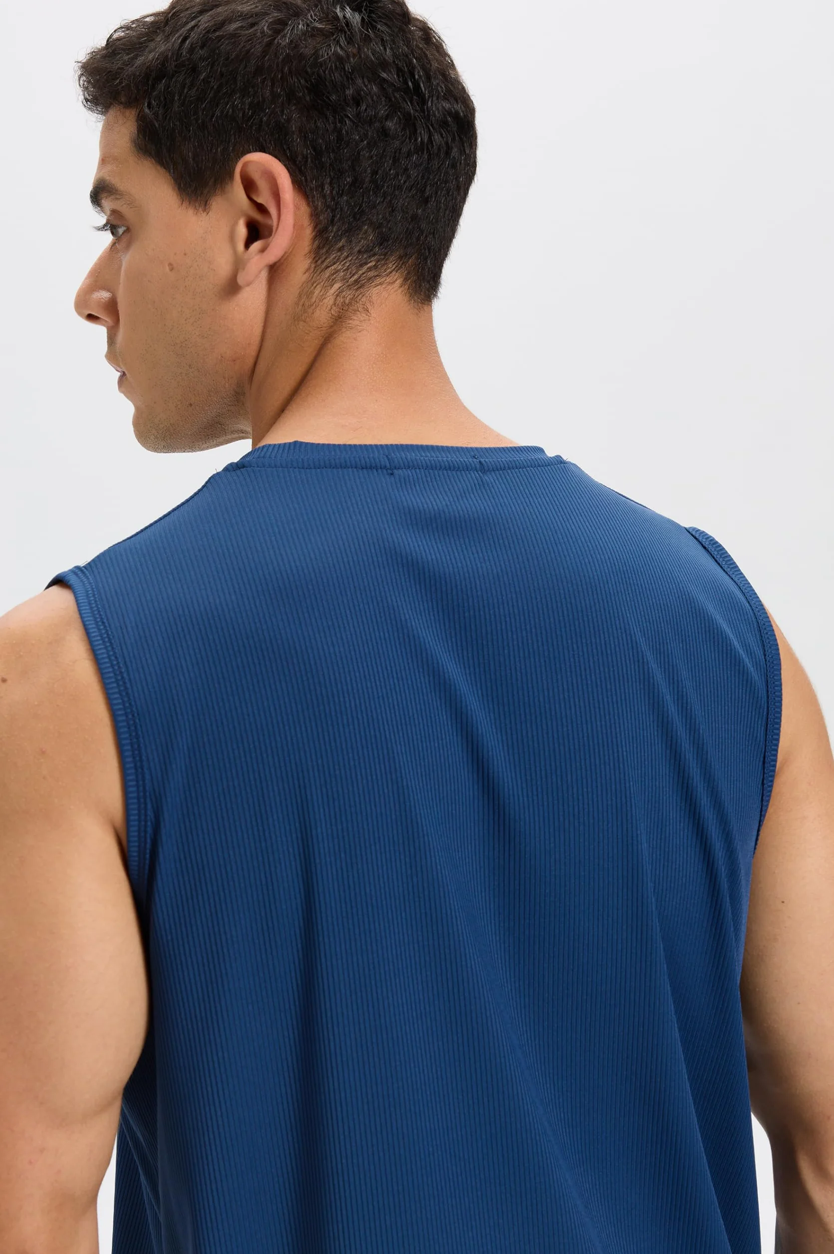 Camiseta sin Mangas para Hombre, Chaleco de Entrenamiento físico, Camiseta Deportiva de Secado rápido para Correr y Gimnasio