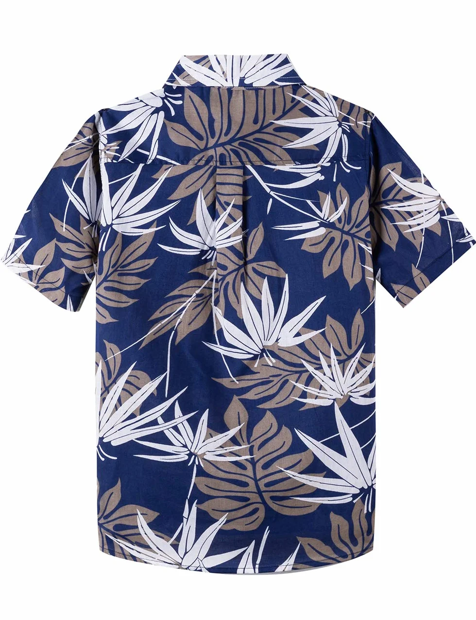 Spring&Gege Camisa hawaiana de manga corta para chico, con estampado de dibujos animados, unisex, tallas 110-170