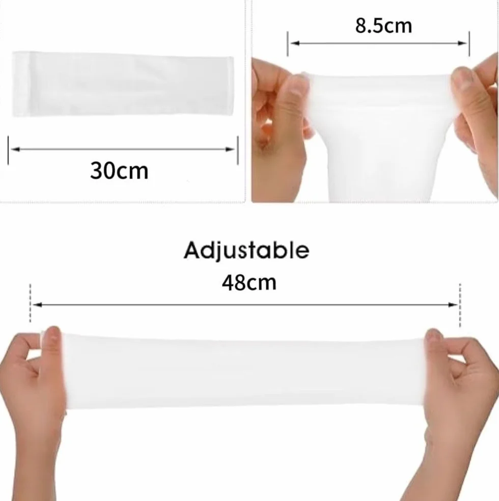 Mangas de Brazos para Niños,2 Pares Mangas Enfriamiento de Protección Manga Protectora Solar Transpirable Anti UV Manguitos Ciclismo Running Compresión para Niños Niñas