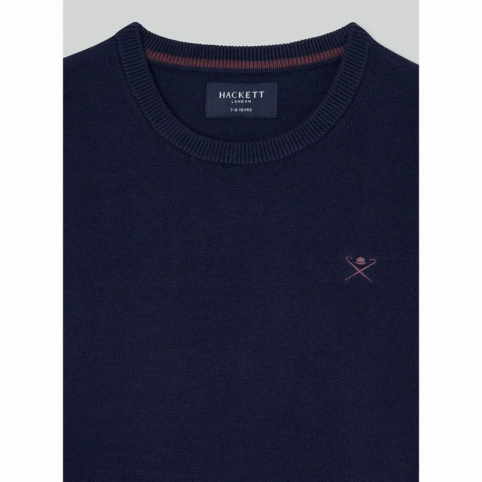 Hackett London Logo Crew Suéter para Niños