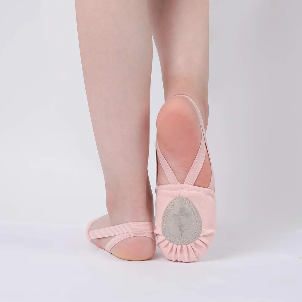 Zapatillas de Danza Zapatos Media Punta Ballet y Gimnasia para Mujer Niña