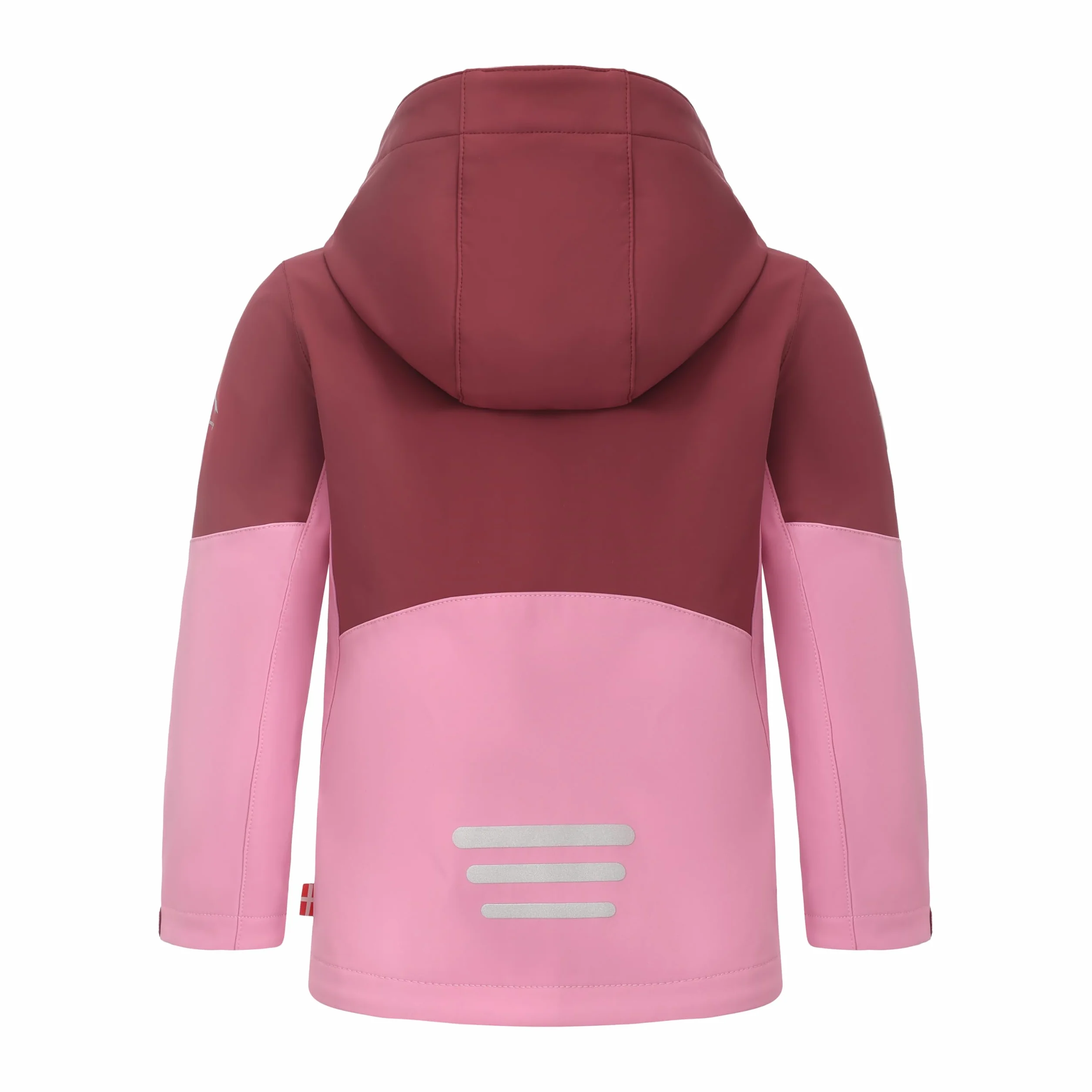 Chaqueta softshell cortavientos con capucha para niños y niñas, forro polar. Material impermeable de 5000 mm sin PFC minimizado de contaminación.