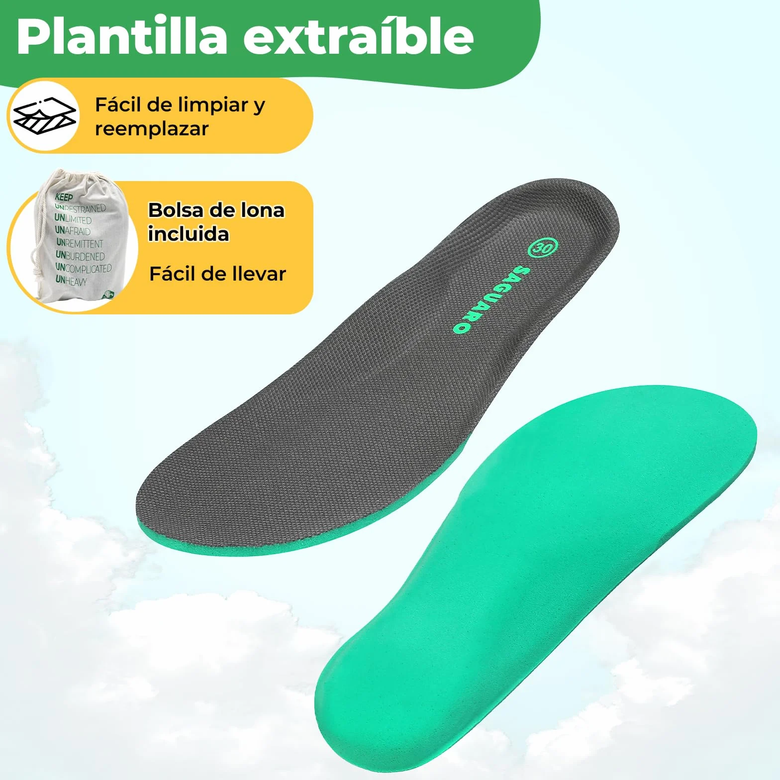 Saguaro Zapatillas Barefoot Casuales para niños con Cierre de Gancho y Bucle, para el día a día y el Colegio, Gr.25-35