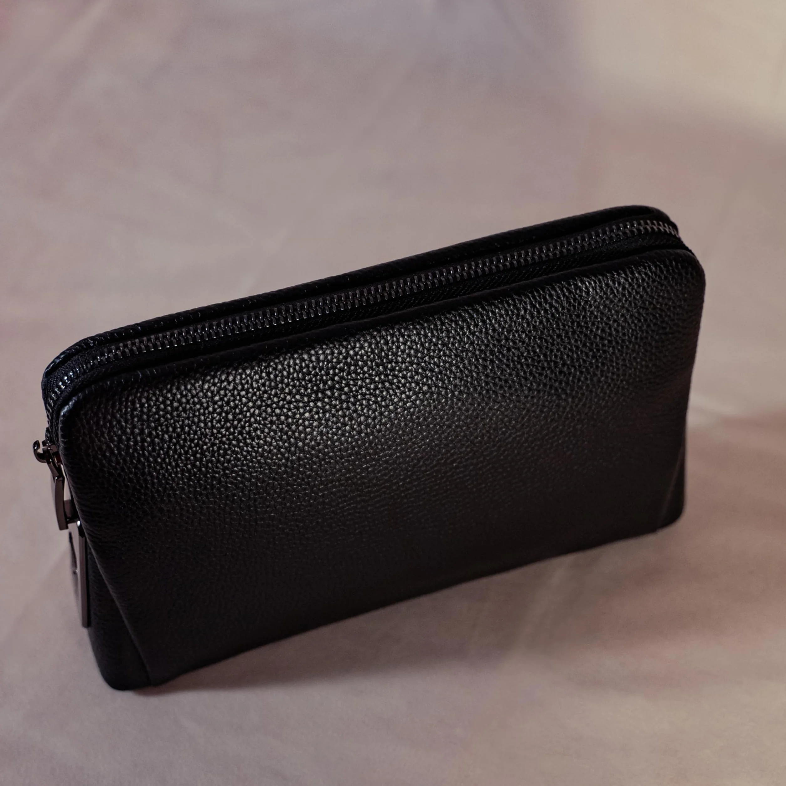 Funda con cierre de huellas dactilares, Negro
