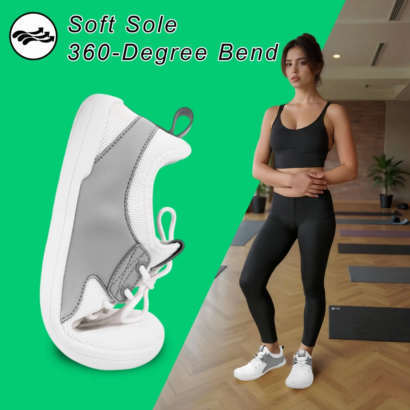 Zapatillas Barefoot Mujer Hombre Calzado Minimalista Zapatos Deportivas Casual Anchas Ligeras Antideslizante Transpirable para Primavera Verano Caminar Gym Fitness Trail