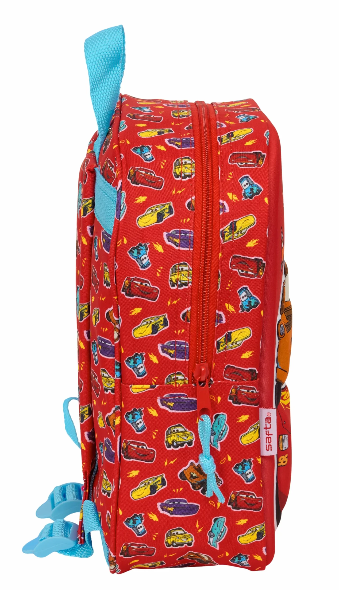 CARS - Mochila de Guardería 3D, Fácil Limpieza, Ideal para Niños de Diferentes Edades, Cómoda y Versátil, Calidad y Resistencia, 22x10x27 cm