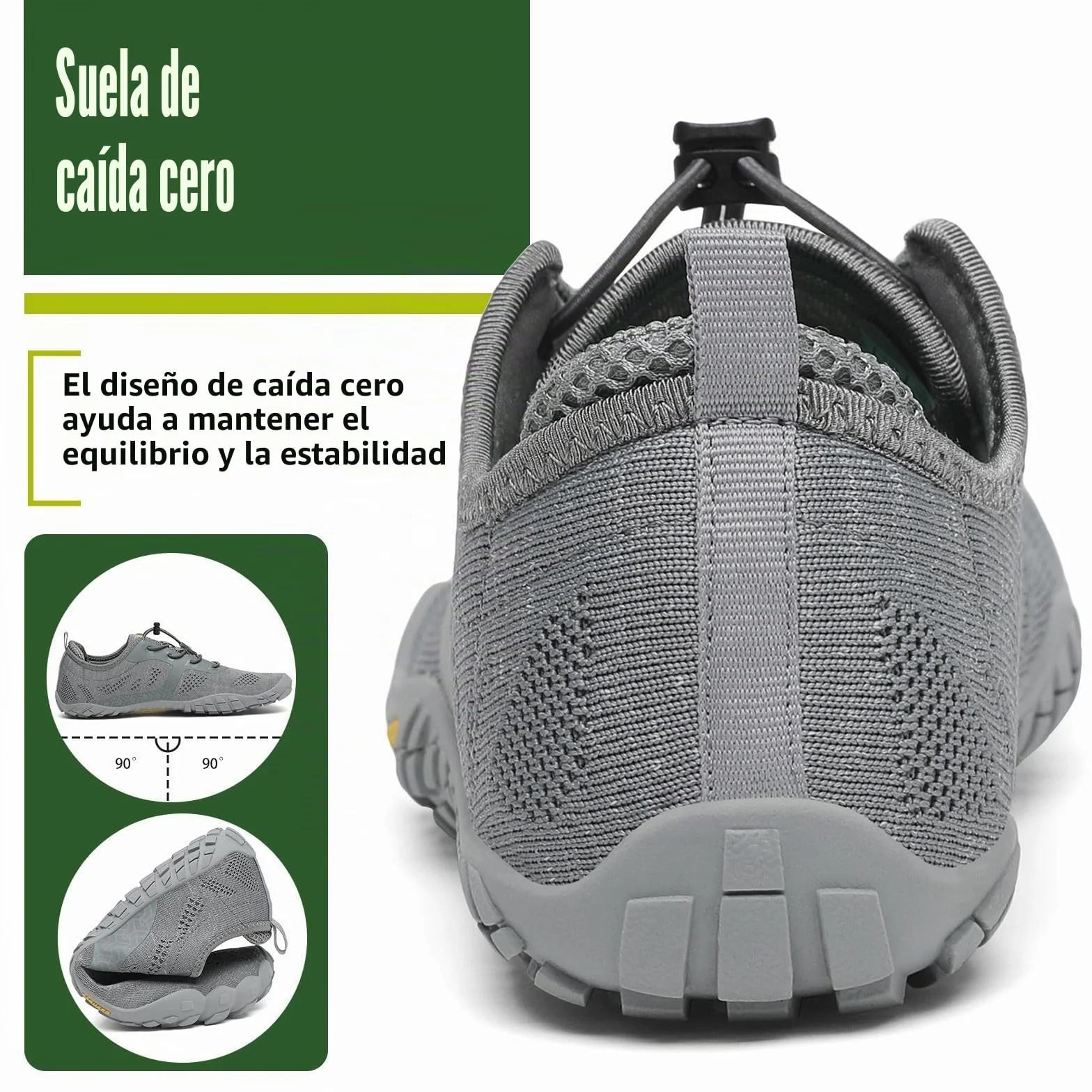 SAGUARO Zapatos Barefoot Hombre Zapatillas Minimalistas Mujer Calzado Trail Running