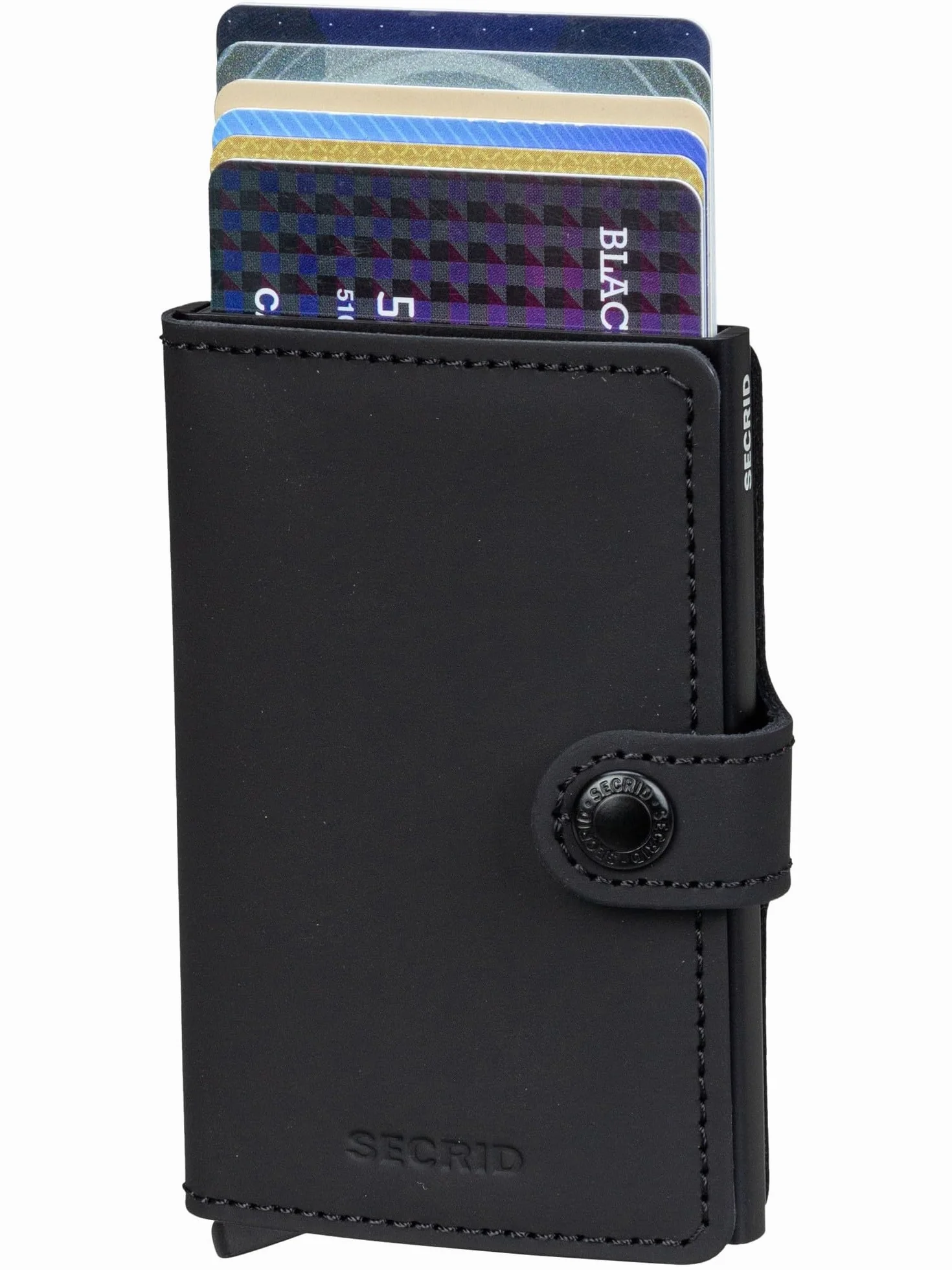 Secrid Miniwallet Matte Black. Cartera Tarjetero para Hombre