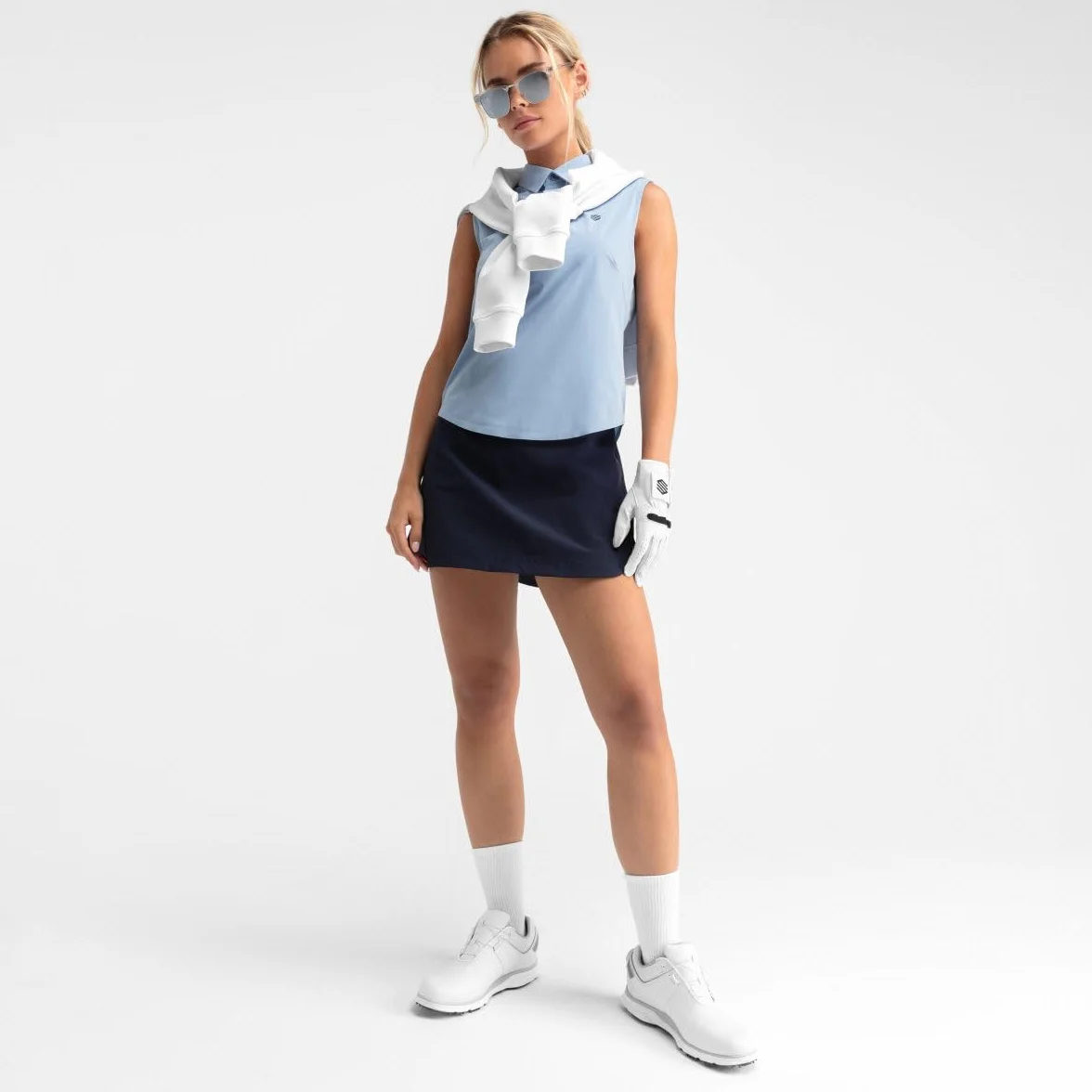 SIROKO Polo técnico sin Mangas Golf Llorea Blue Azul